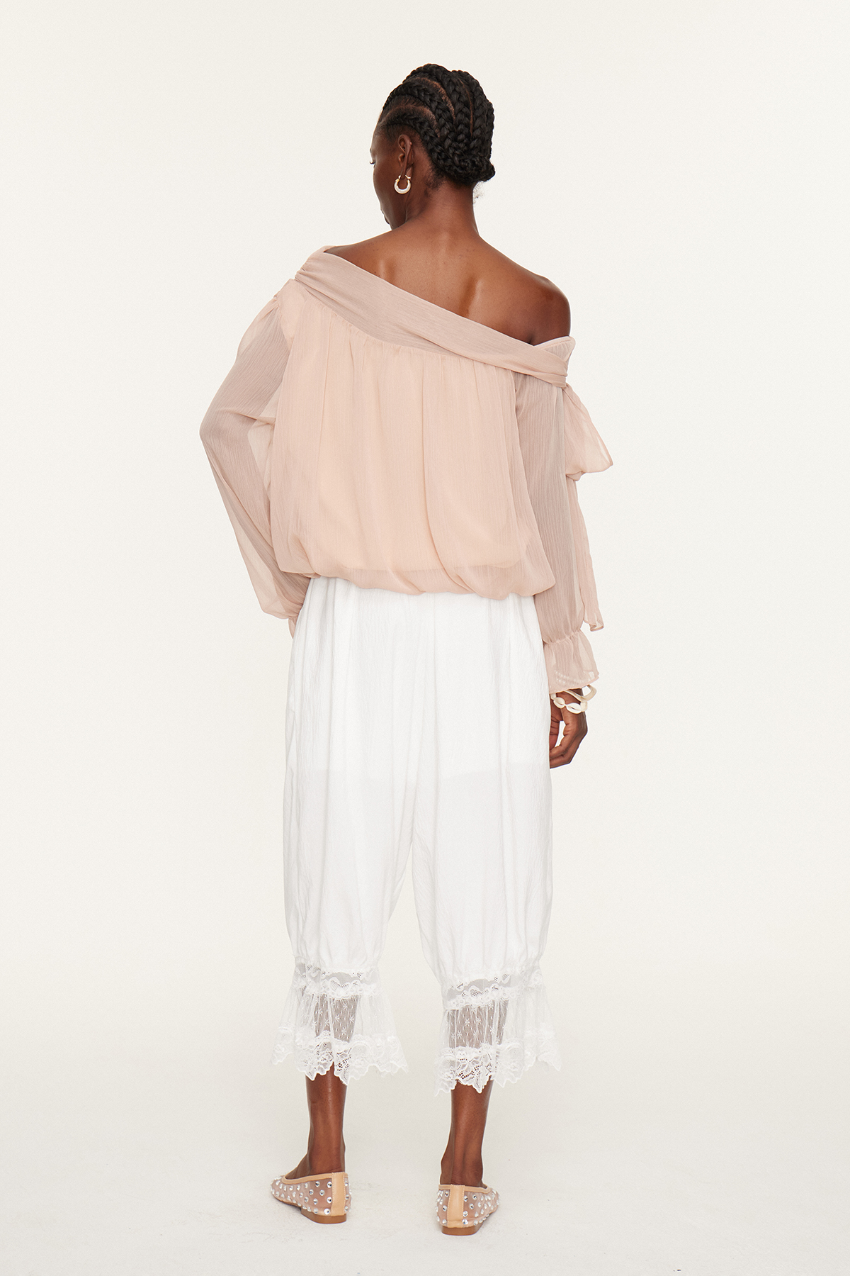 Esme Low Rise Lace Pants