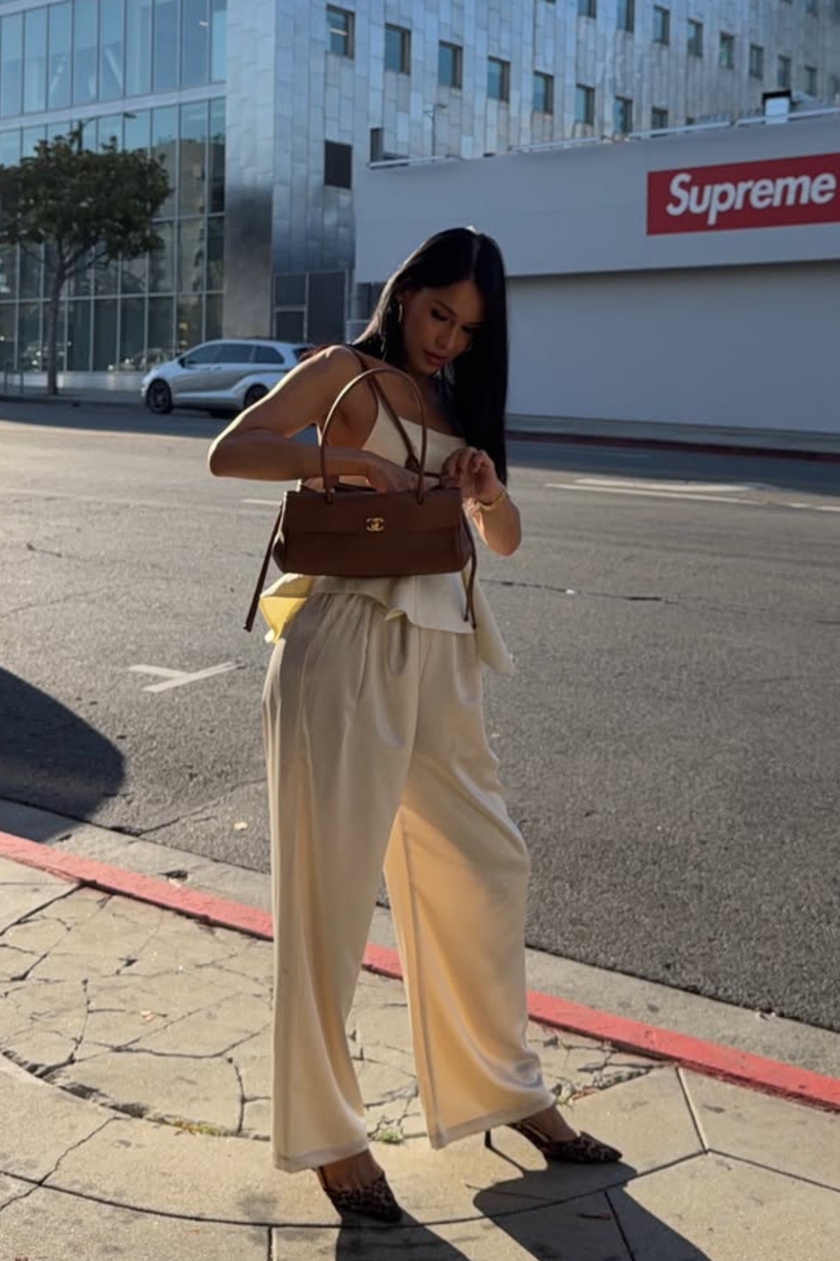 Haraldur Spaghetti Ruffle Pants Set