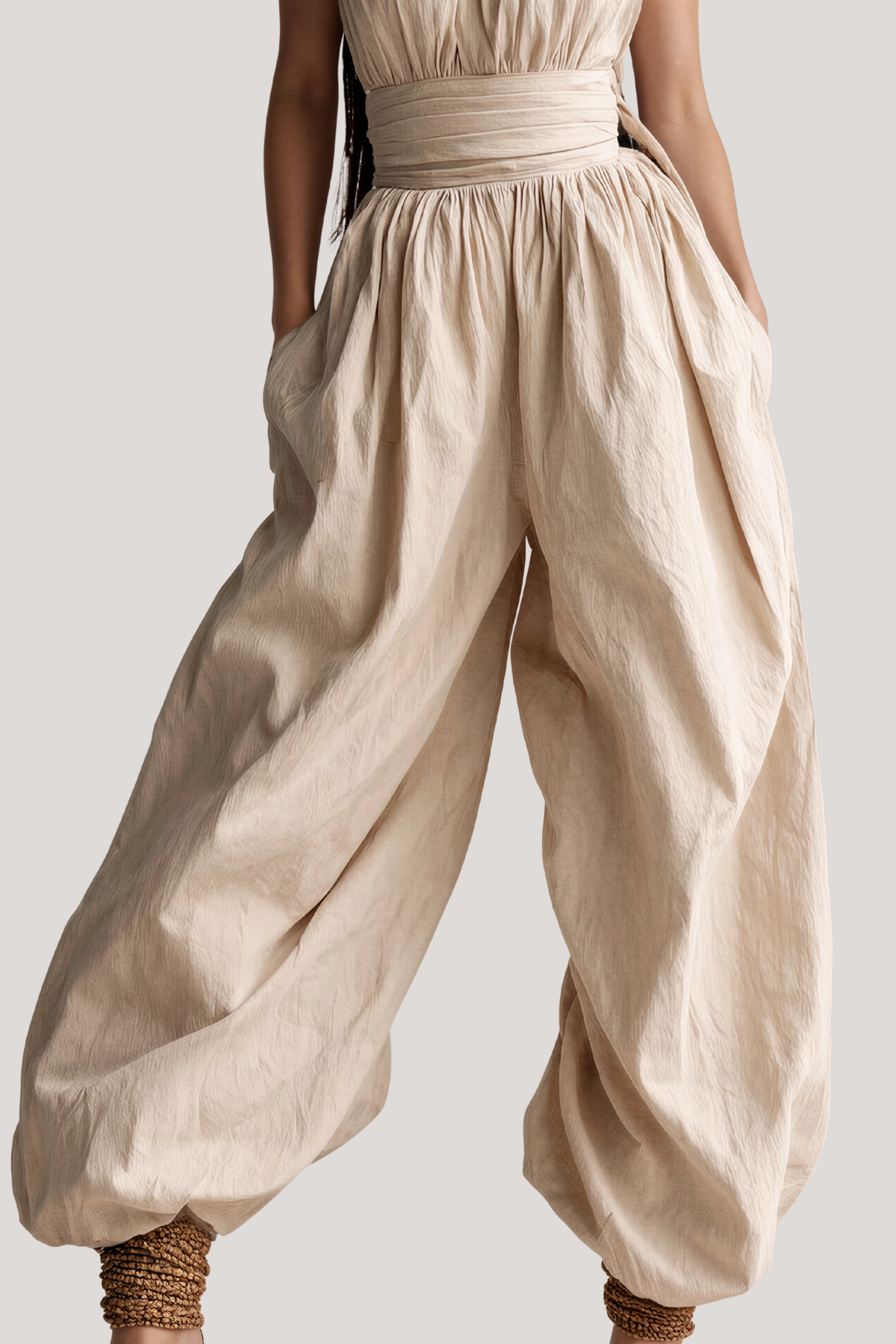 Kalinda Strapless Ruch Jumpsuit