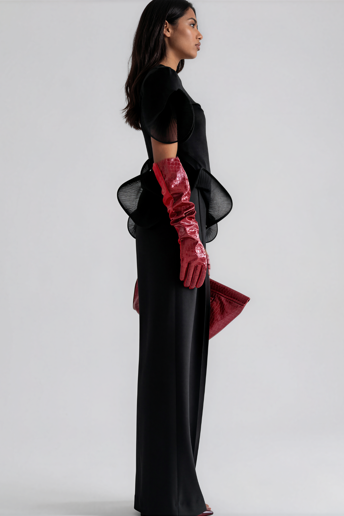 Kahawai Asymmetric Ruffle Top