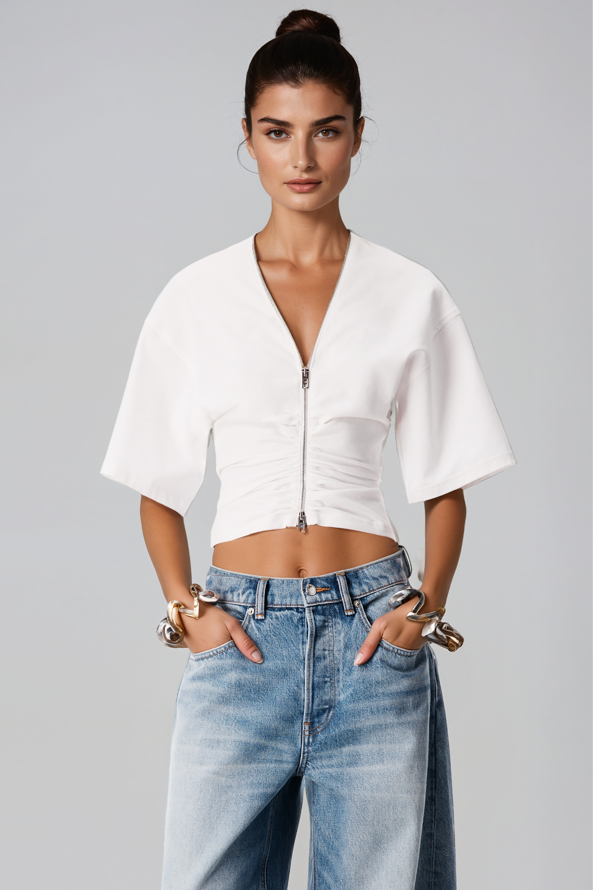Hany Ruch Zipper Top