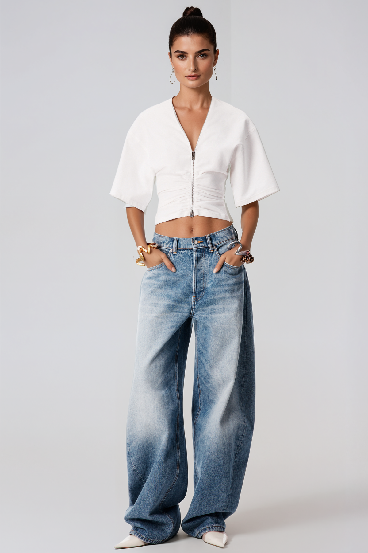 Hany Ruch Zipper Top