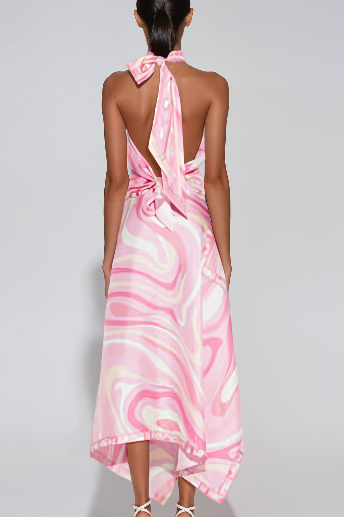 Hardmod Print Split There Piece Skirt Set