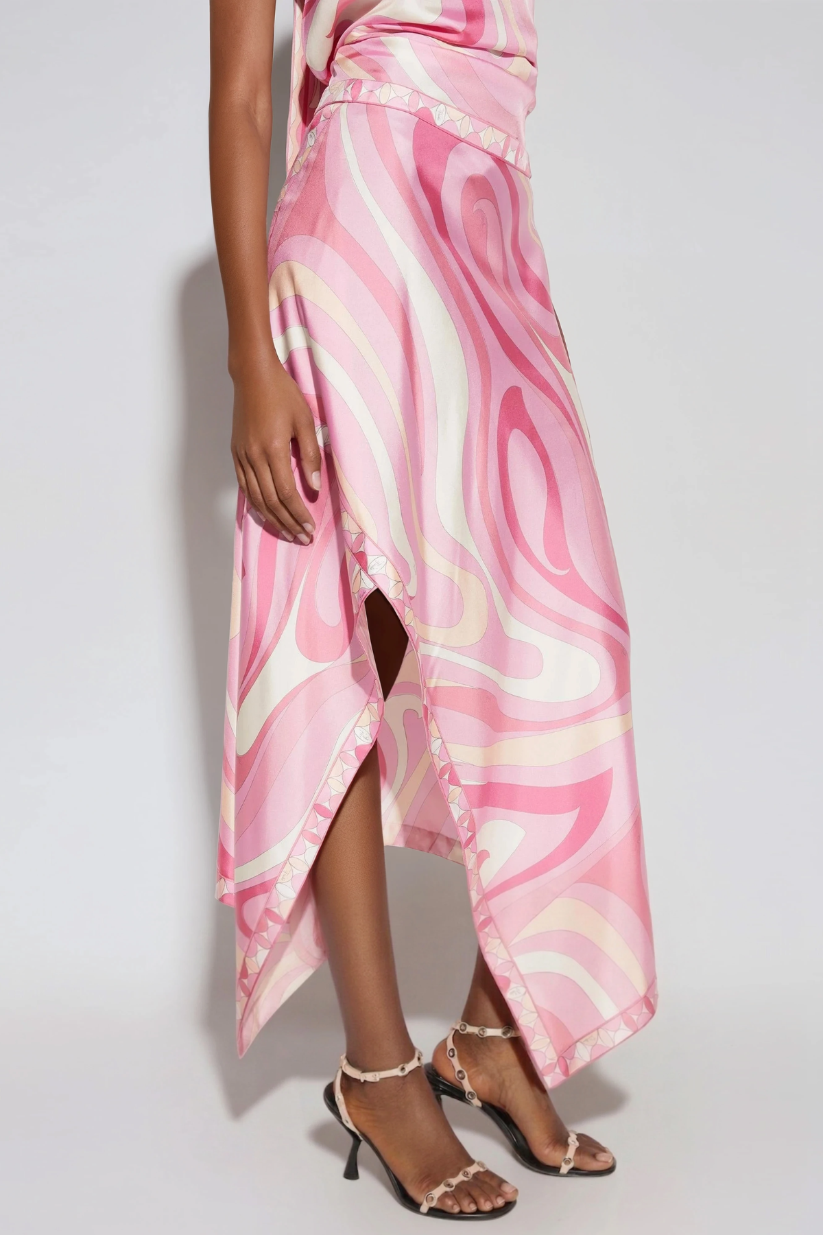Hardmod Print Split There Piece Skirt Set