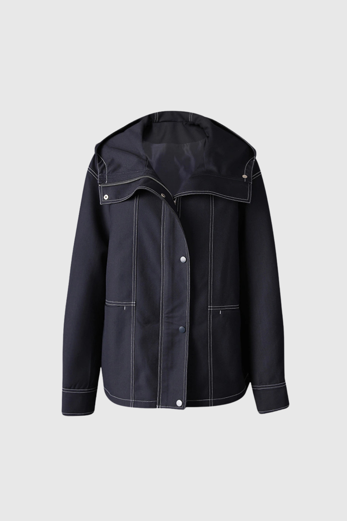 Daud Hooded Denim Jacket