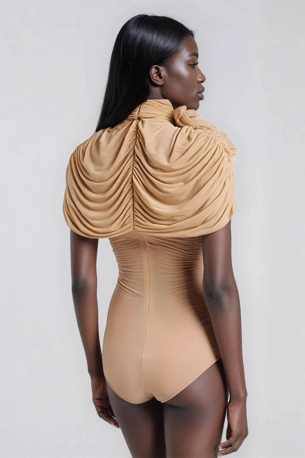 Giselle Shawl Flower Bodysuit