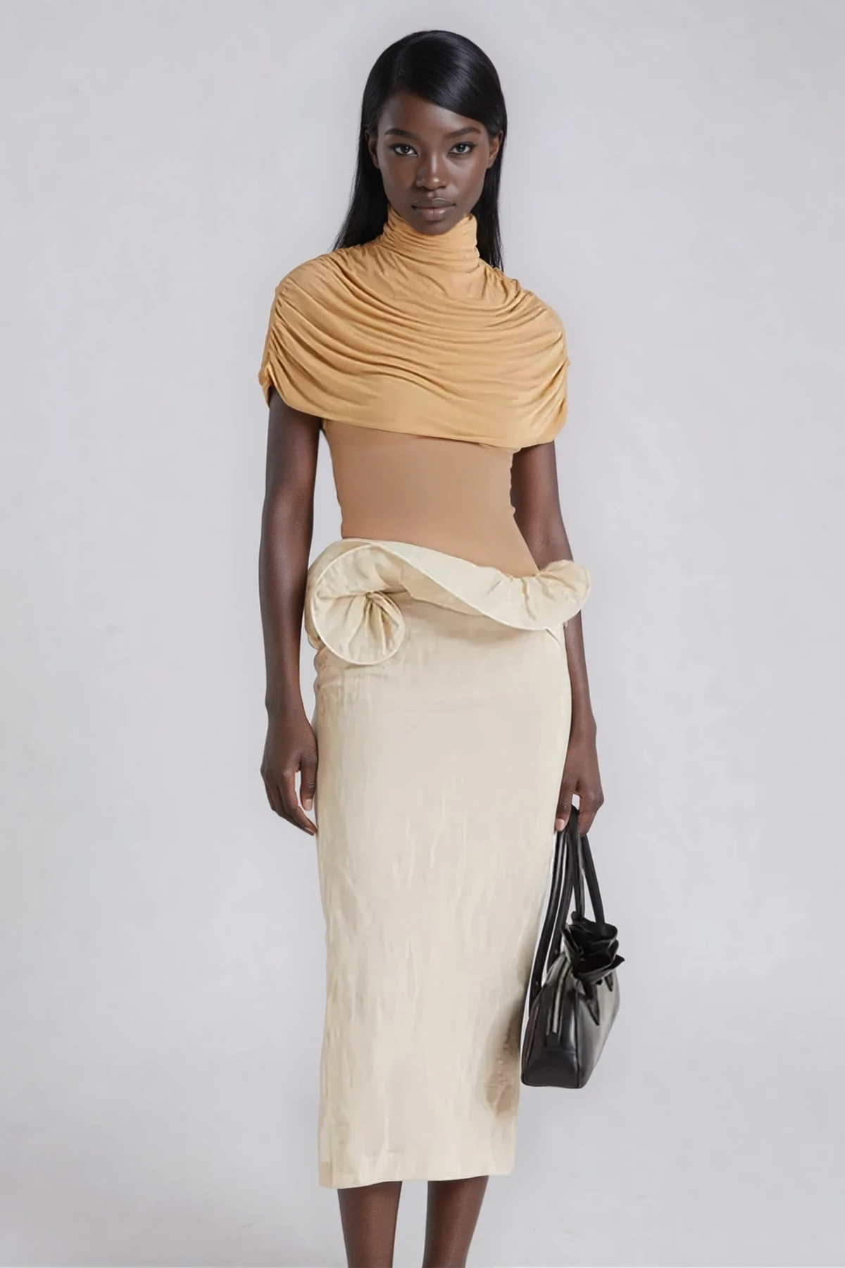 Giselle Shawl Flower Bodysuit