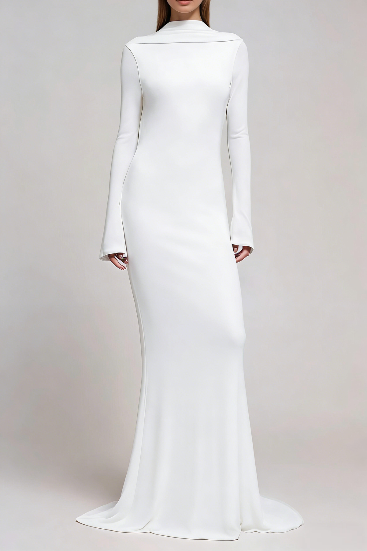 Faas Draped Back Maxi Dress