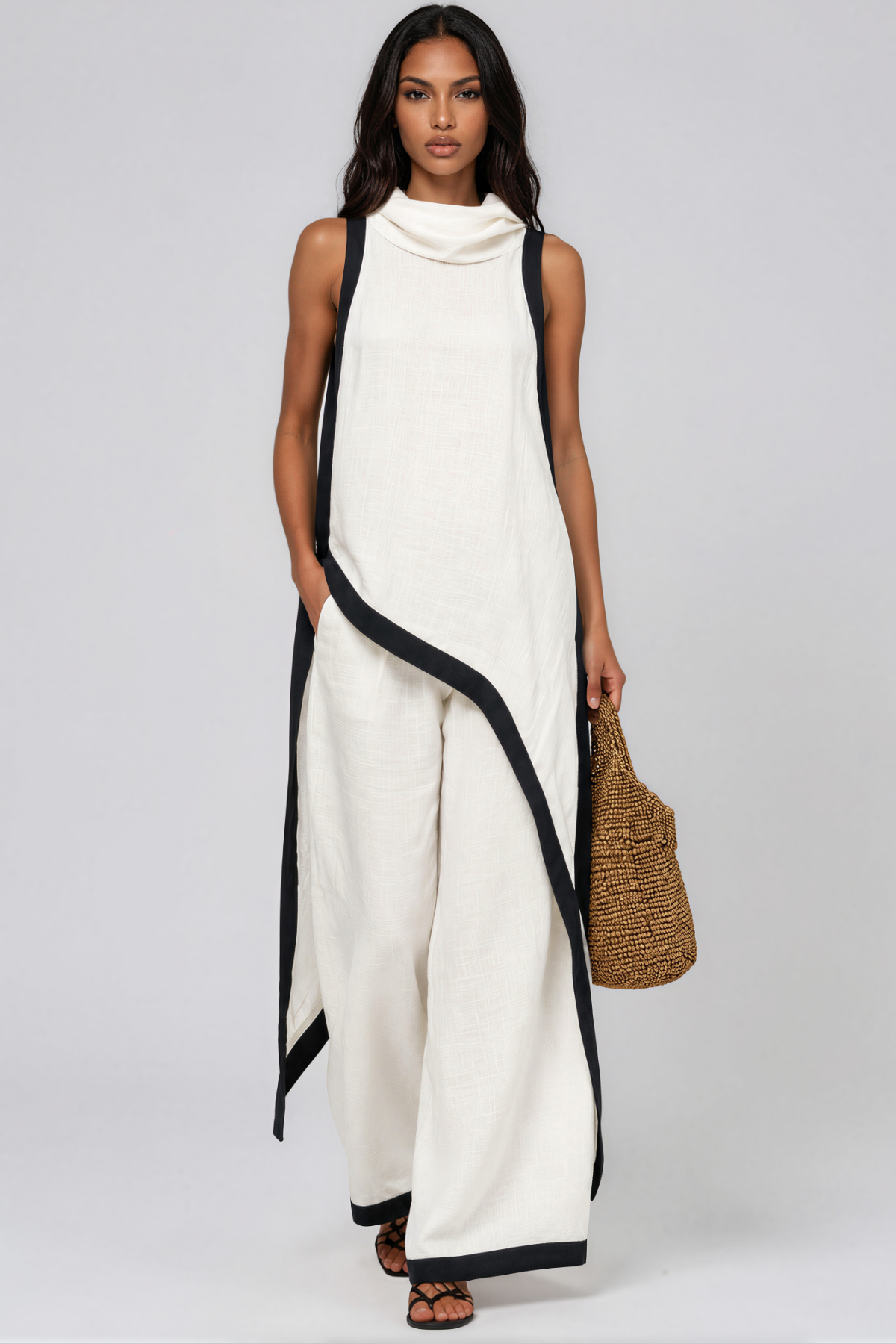 Kalani Sleeveless Hooded Pant Set