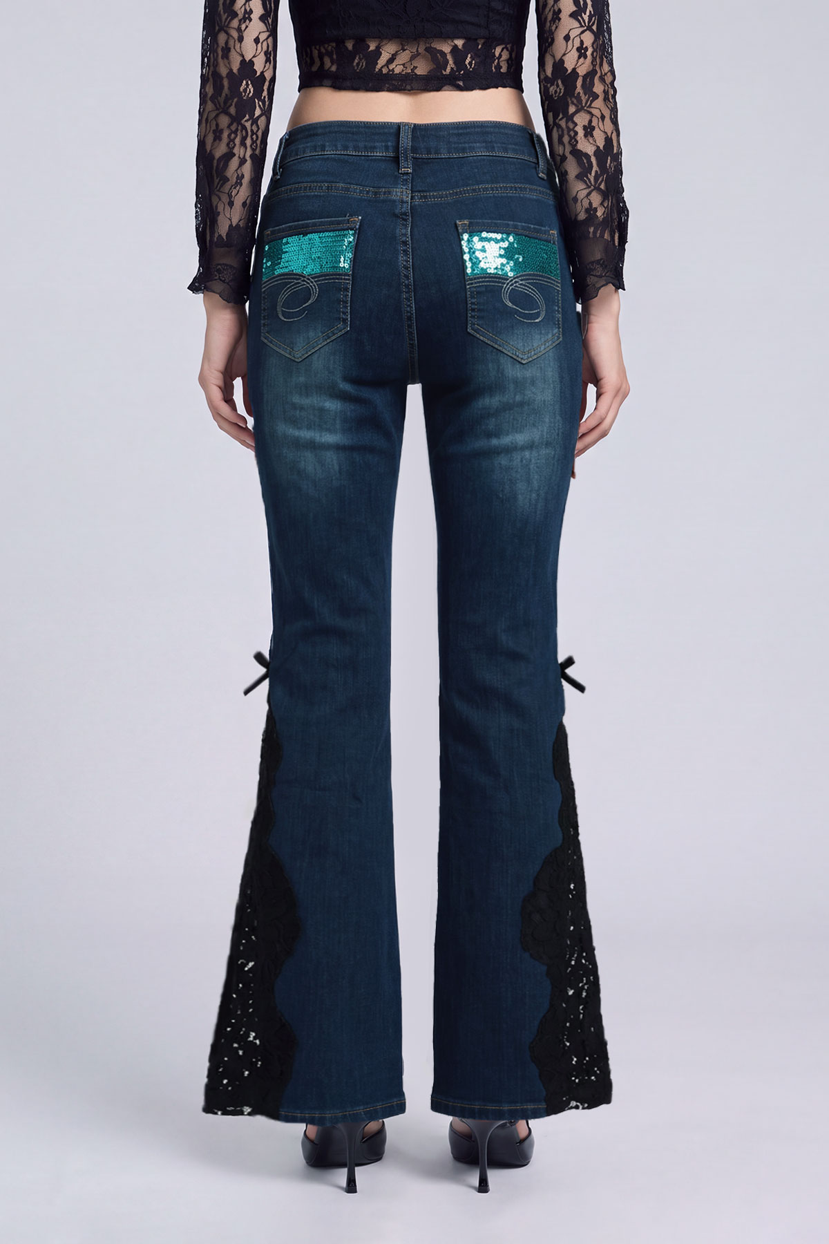 Kennedy Lace Bootcut Deconstruct Jeans