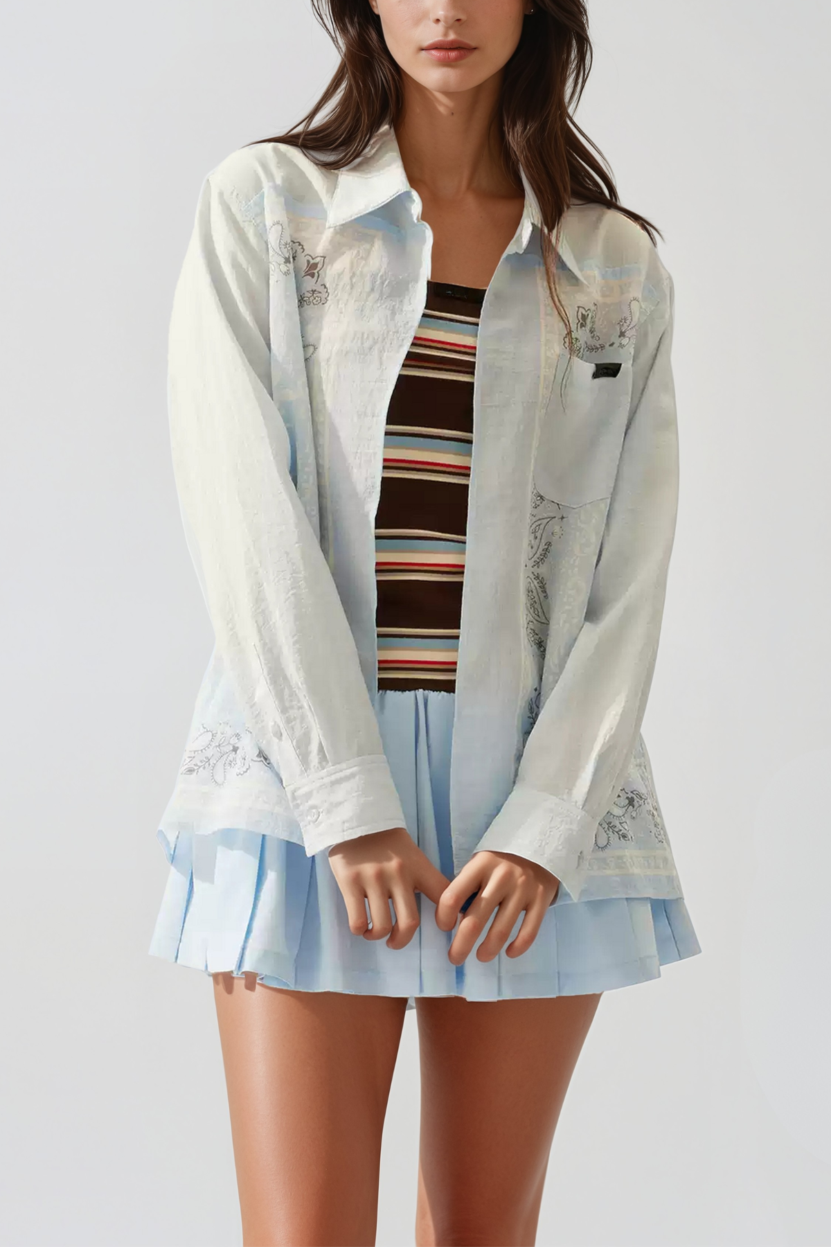 Jaasau Embroidered Shirt