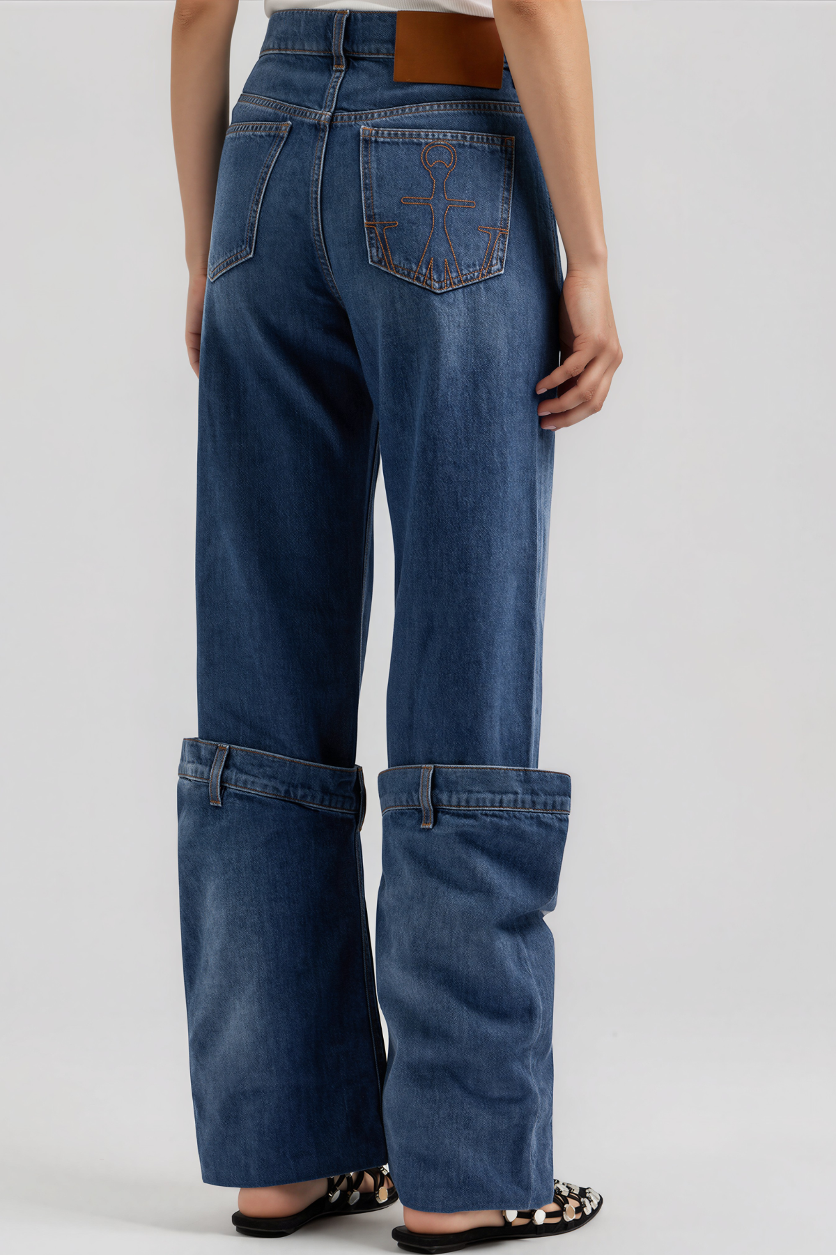 Kaiko Ripped Barrel Jeans
