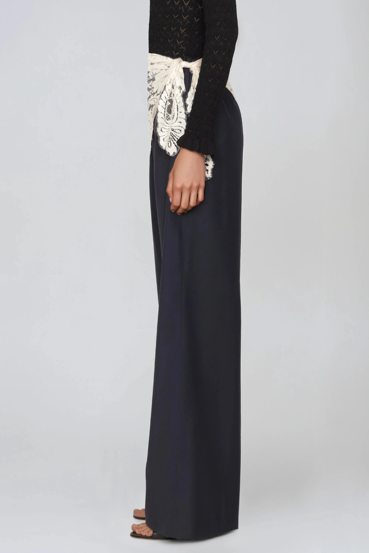 Hardeep Asymmetric Lace Pants
