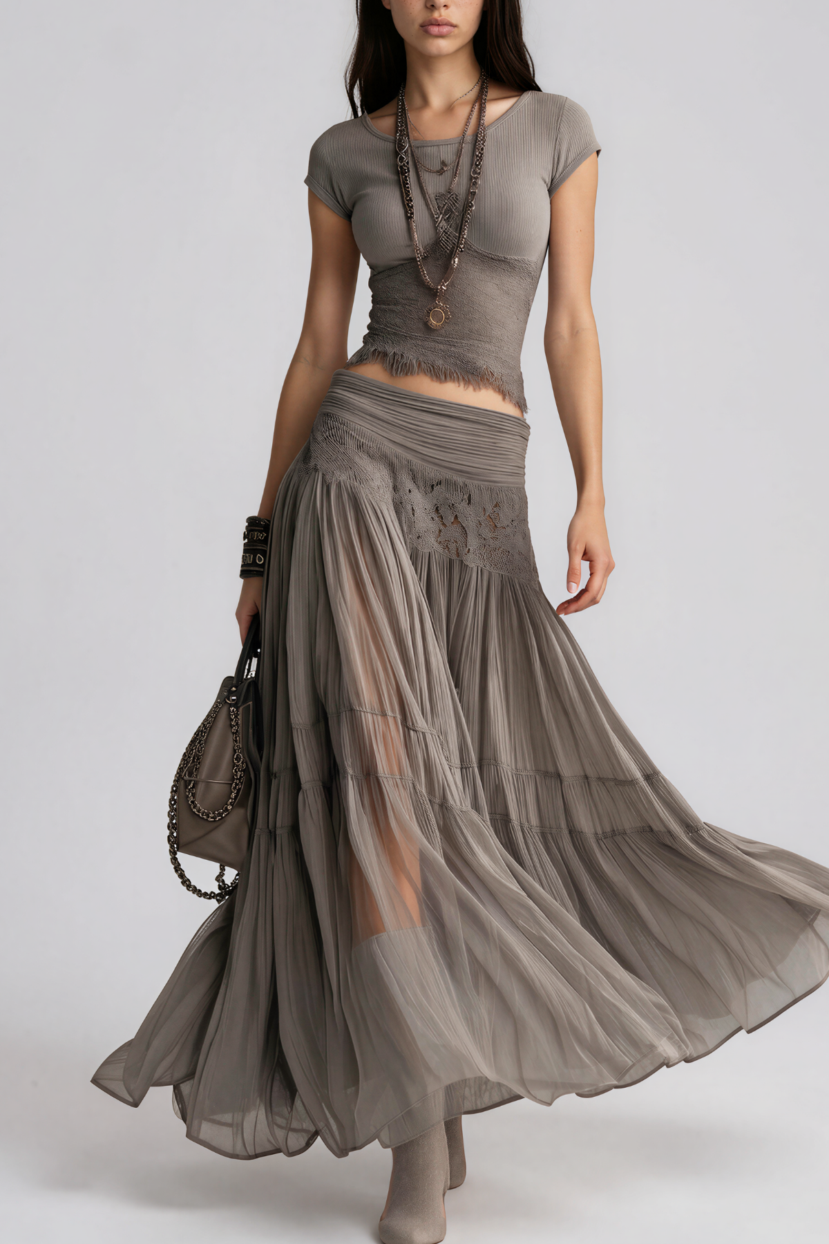 Kadience Kint Ruch Skirt Set