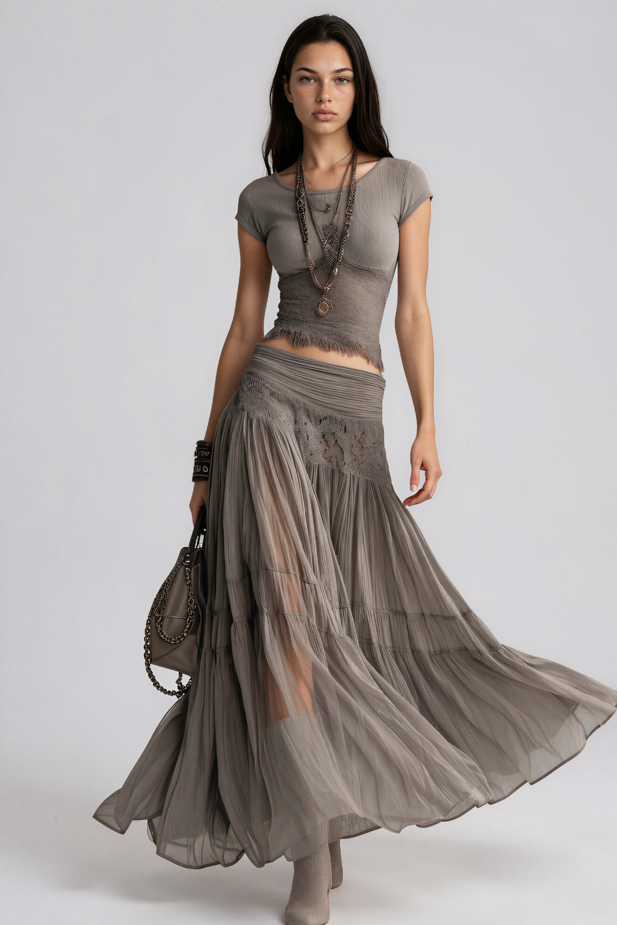Kadience Kint Ruch Skirt Set