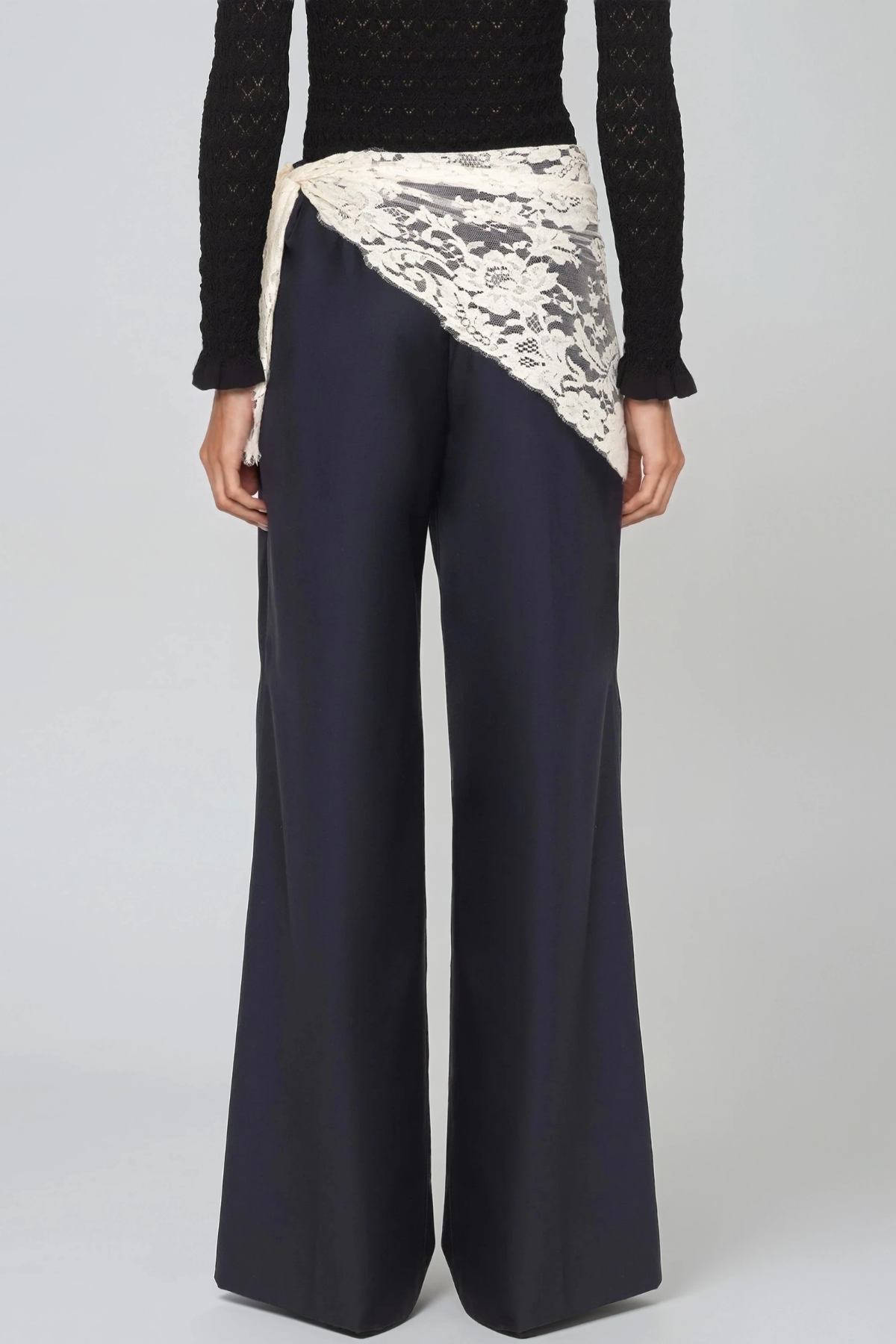 Hardeep Asymmetric Lace Pants