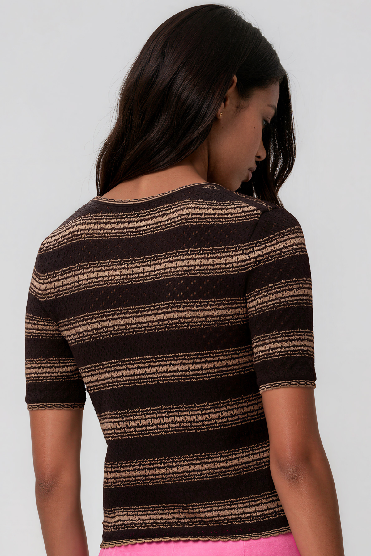 Kaiyo Short Sleeve Stripe Shorts Set