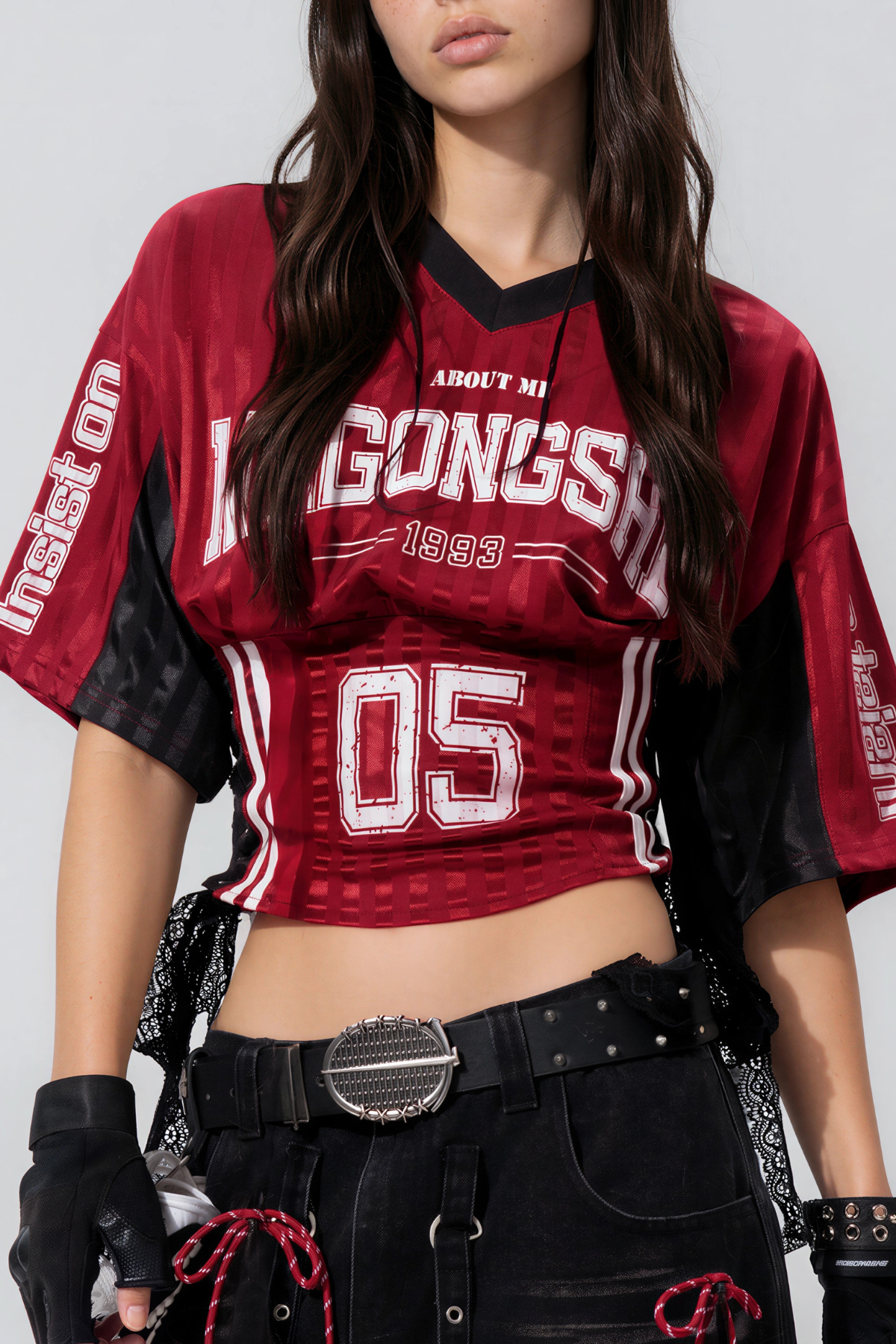 Kaloni Crop Print Top