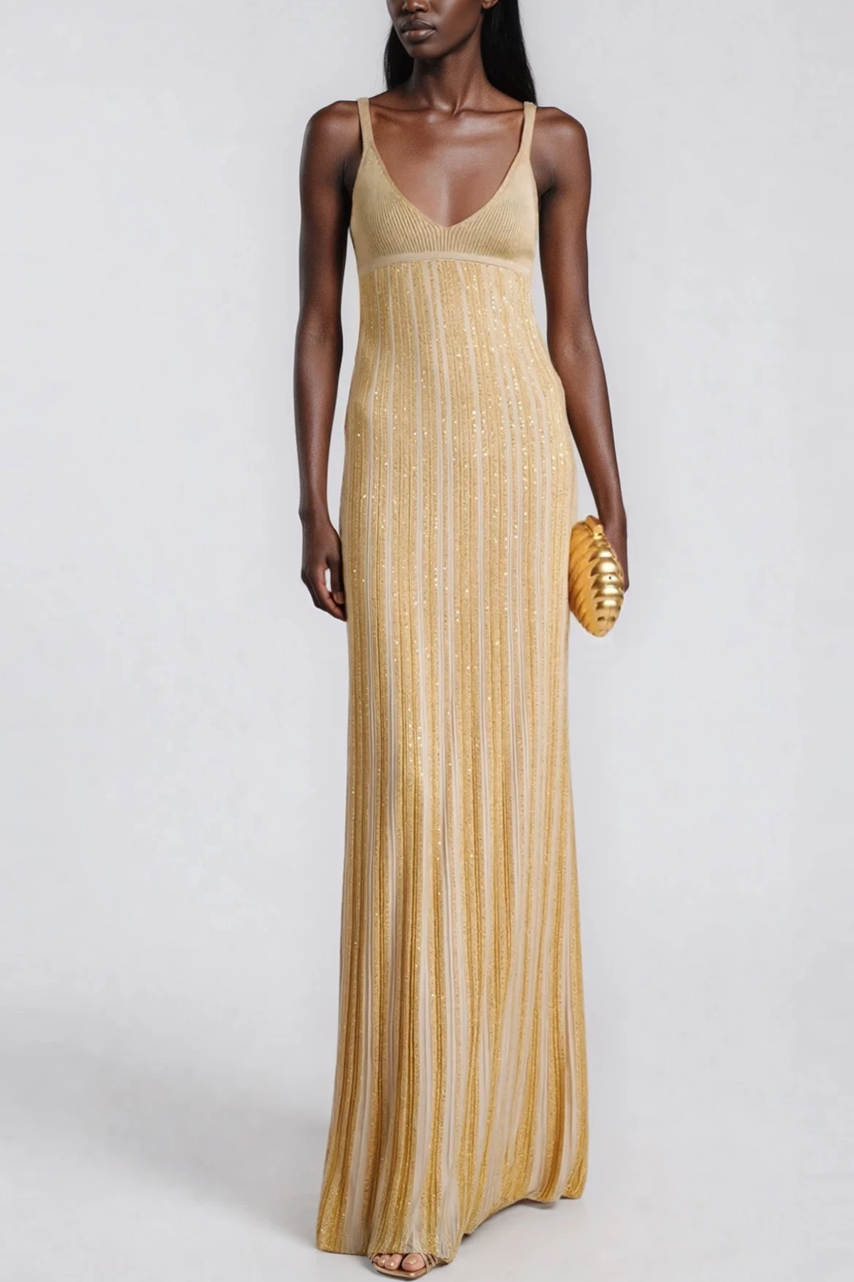 Giovannetta Sequin Knit Maxi Dress