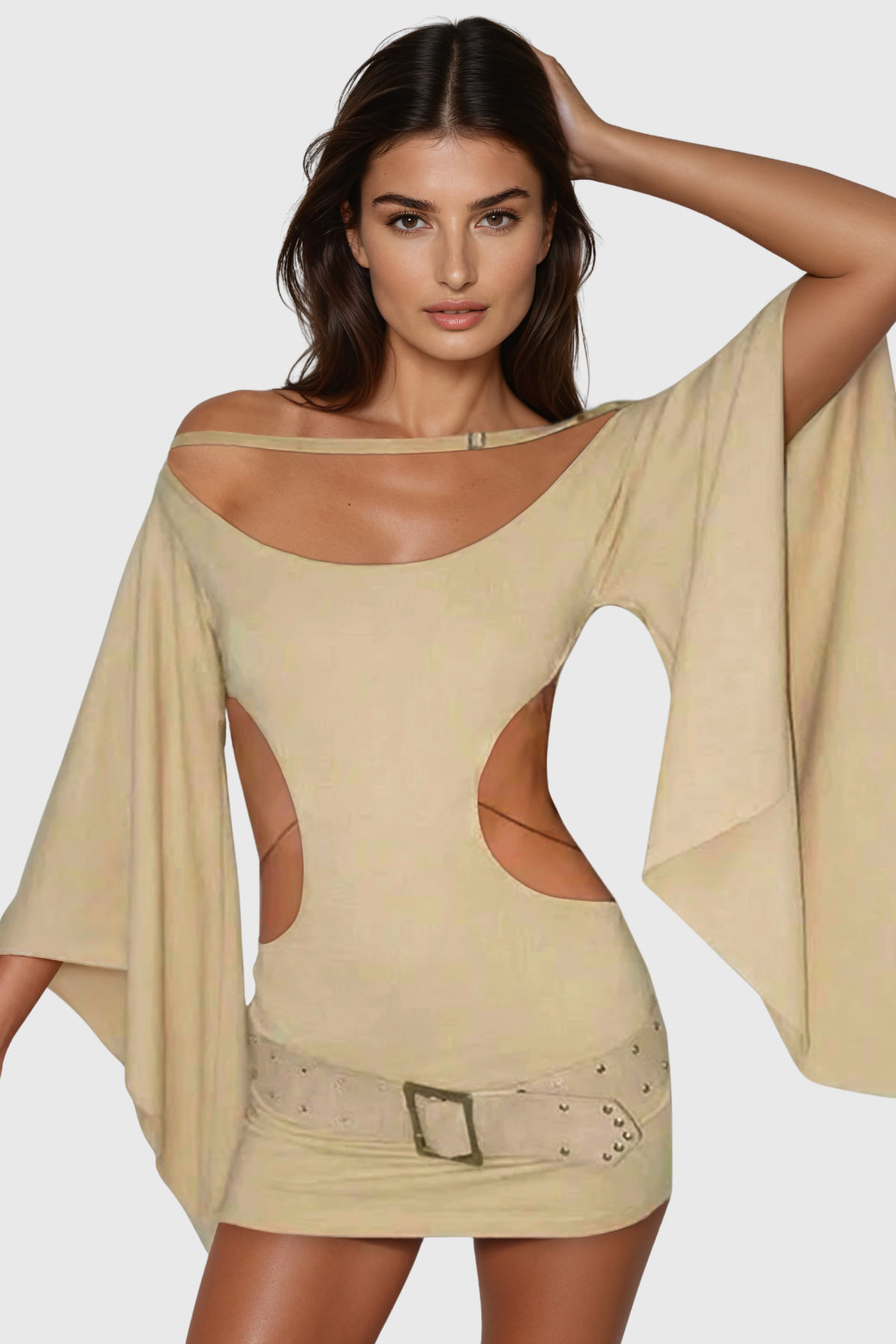 Jaxson Backless Cutout Mini Dress