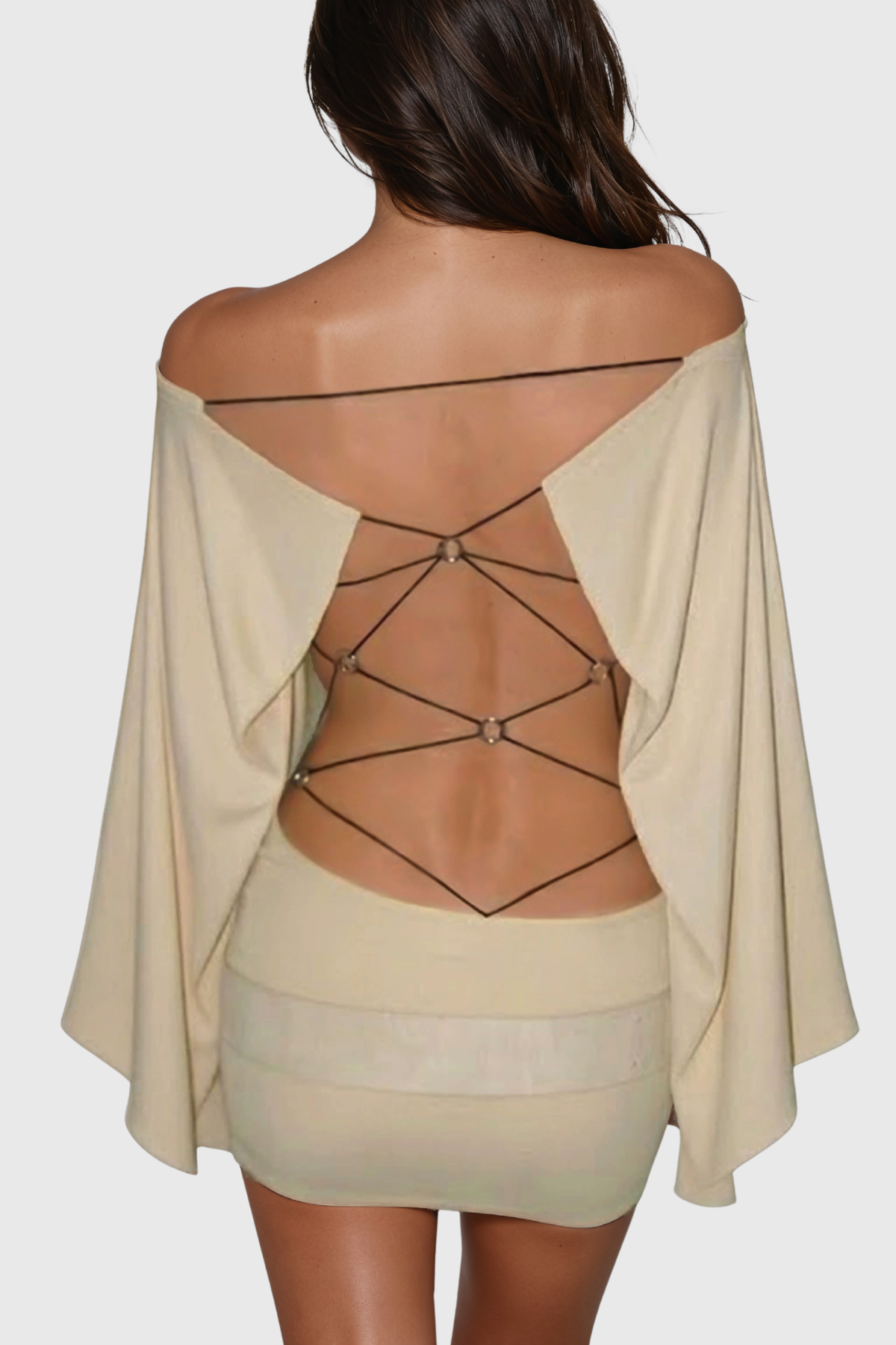 Jaxson Backless Cutout Mini Dress