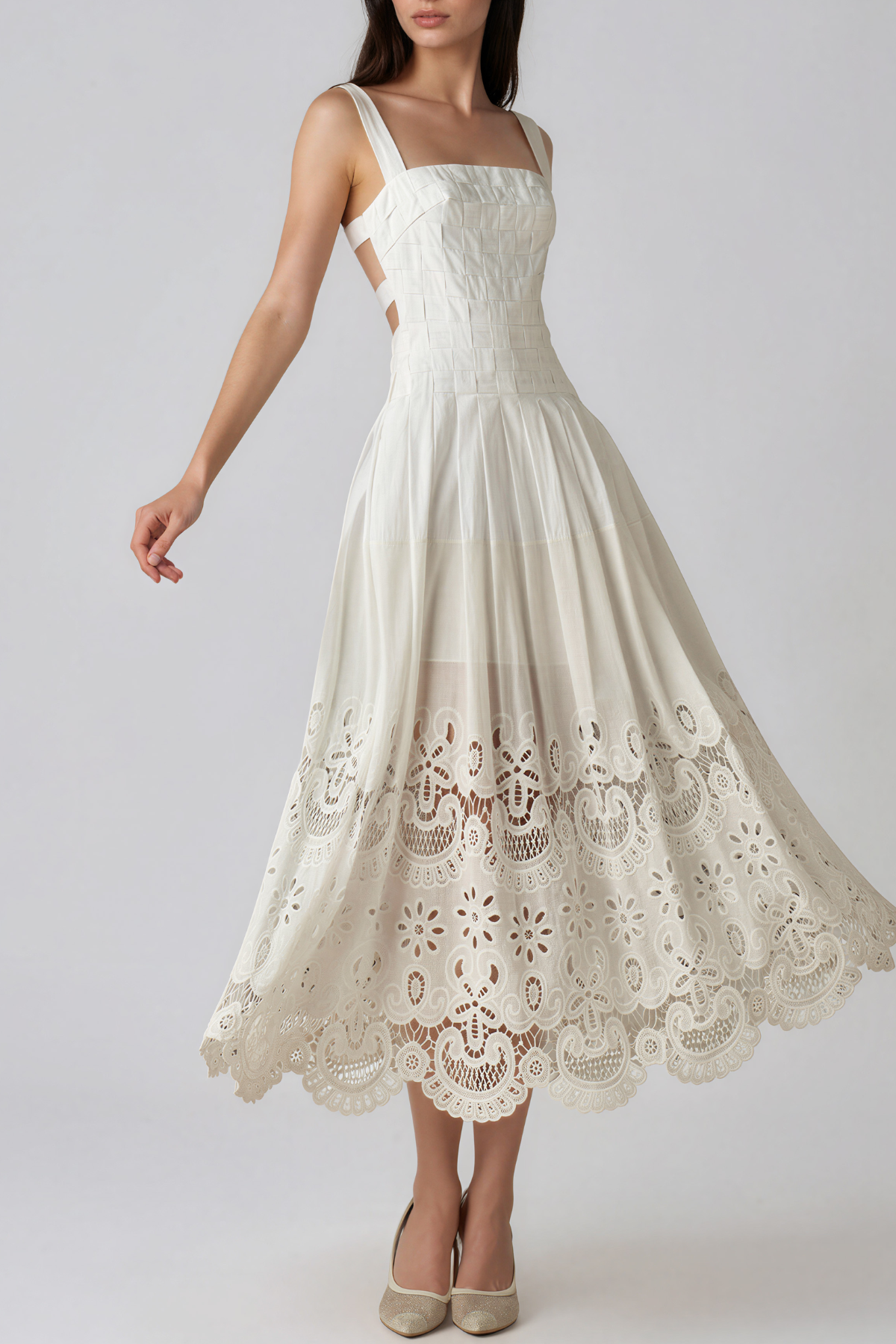 Kajsa Backless Floral Maxi Dress