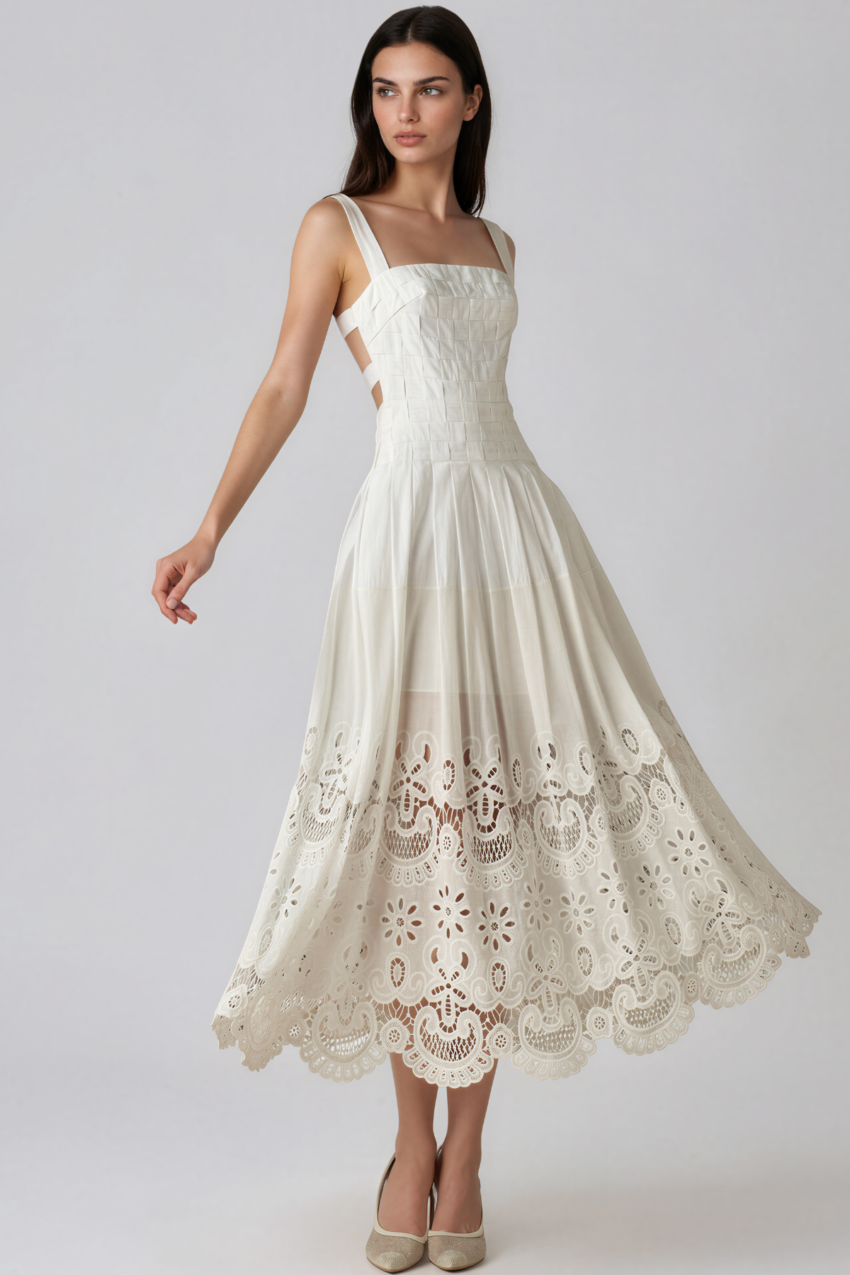 Kajsa Backless Floral Maxi Dress