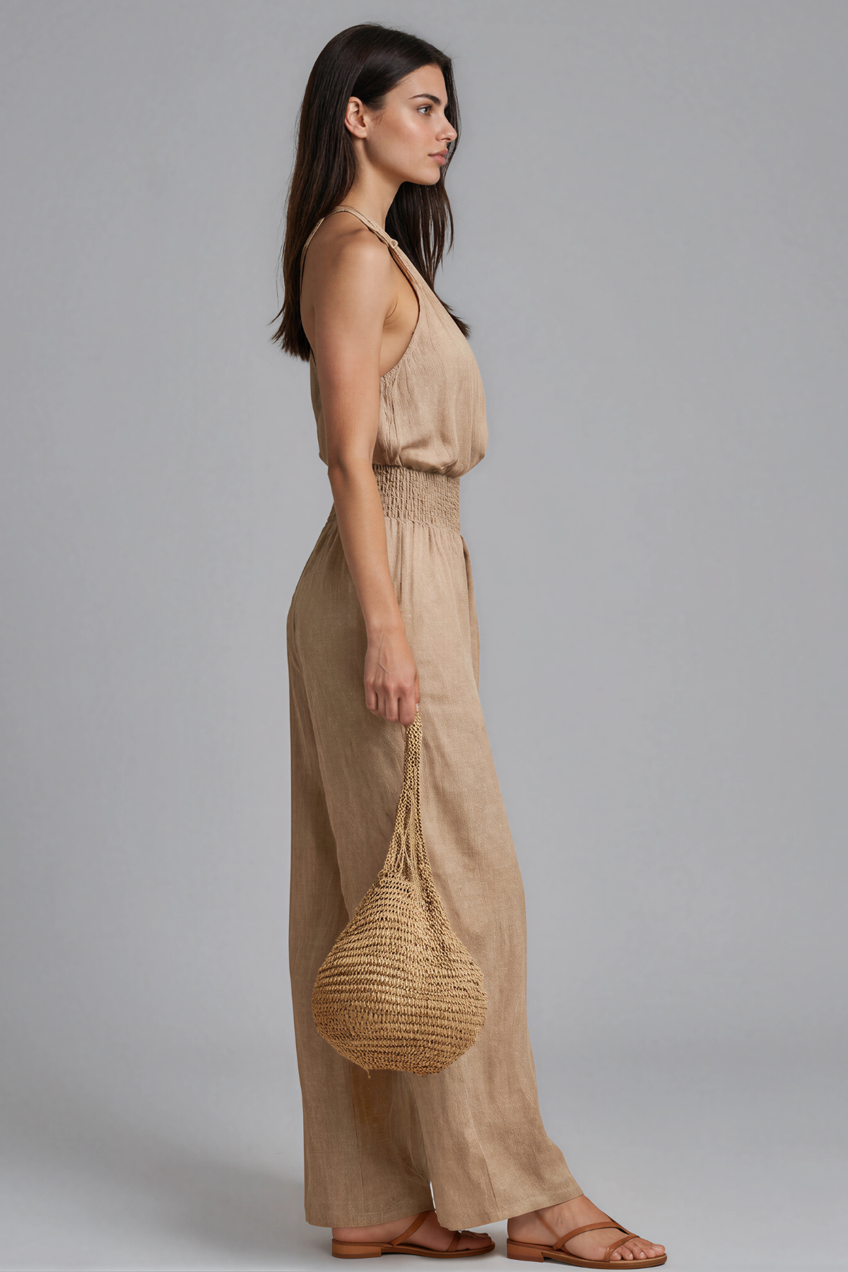 Yota Halter Neck Pants Set