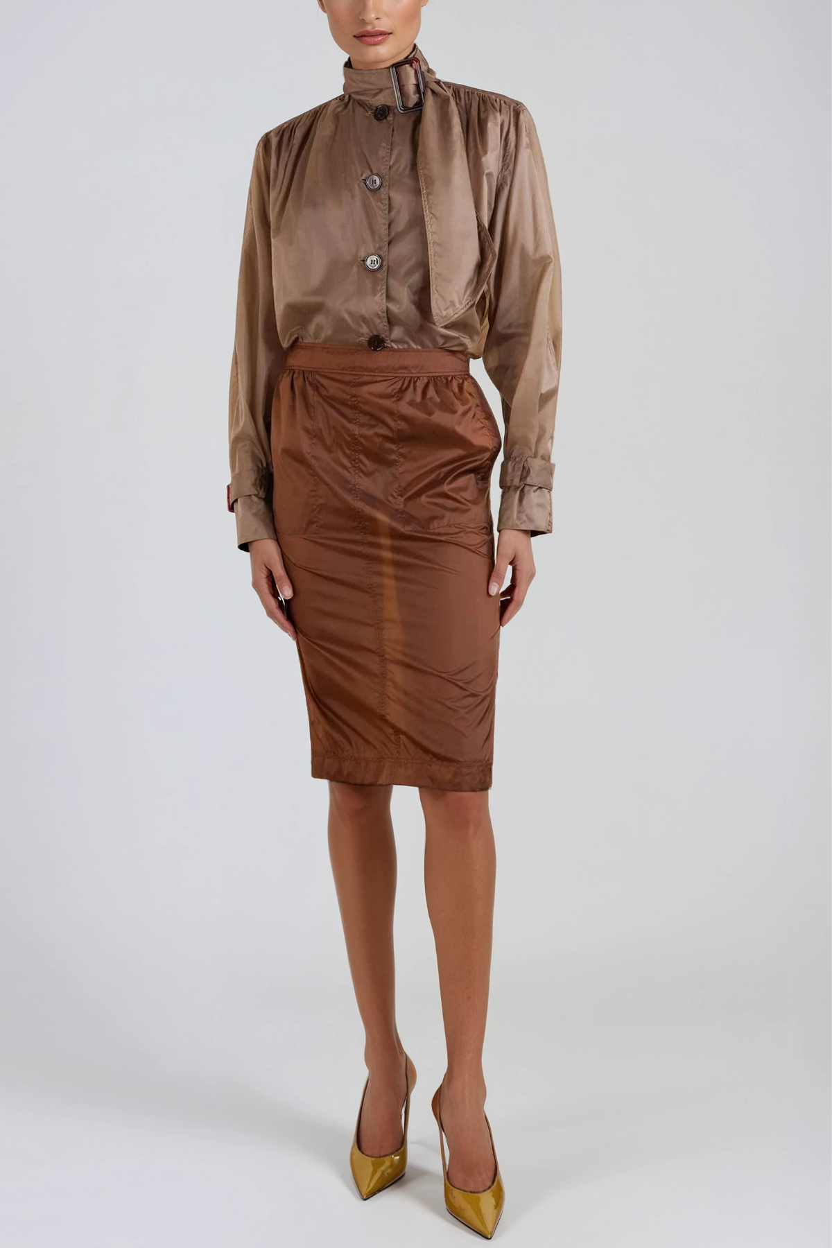Haralds Funnel Neck Botton Jacket