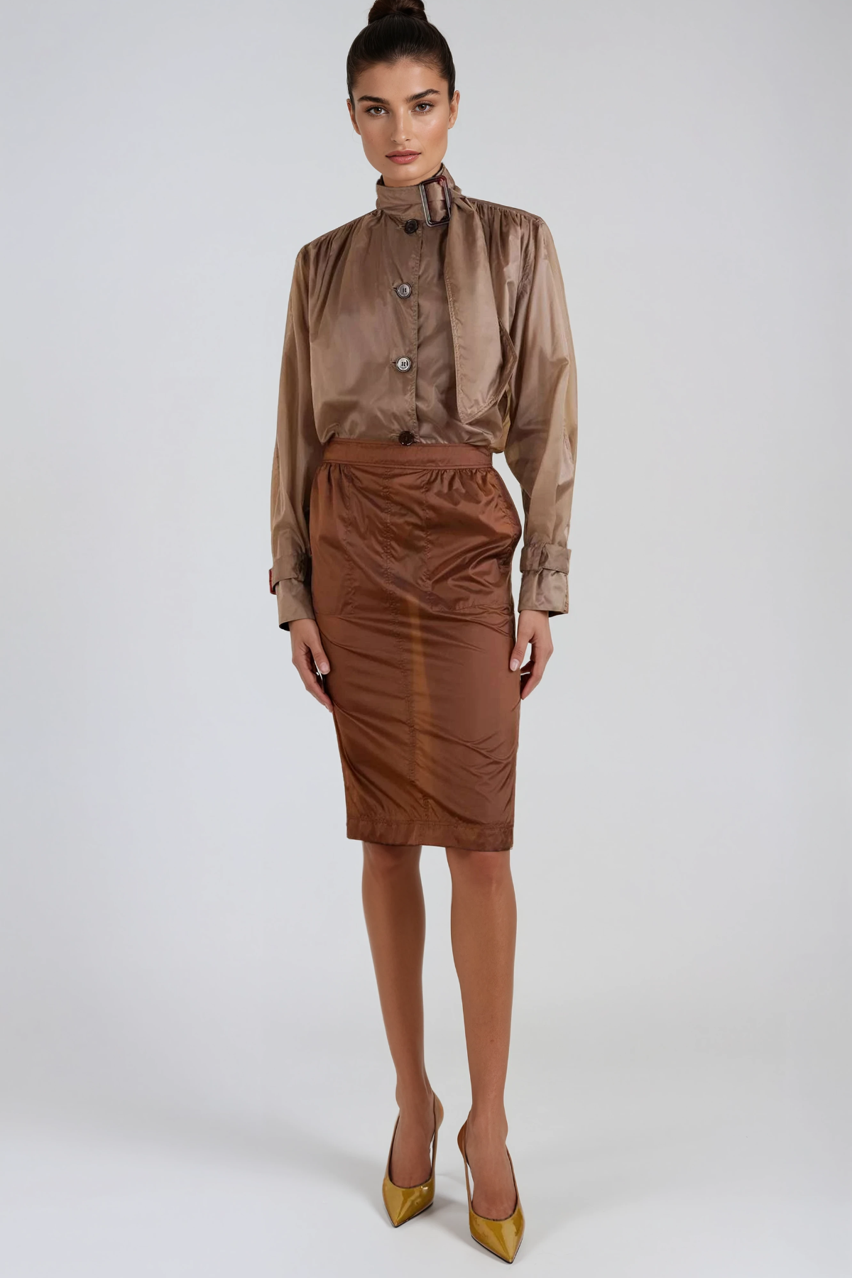Haralds Funnel Neck Botton Jacket
