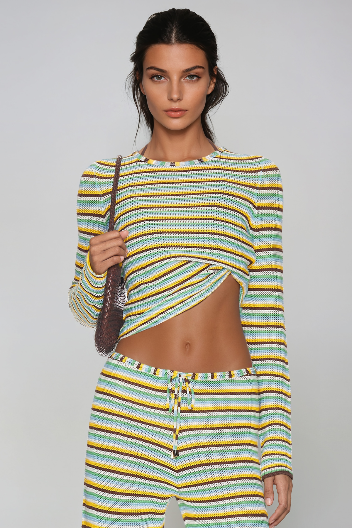 Jazmyn Stripe Pants Set