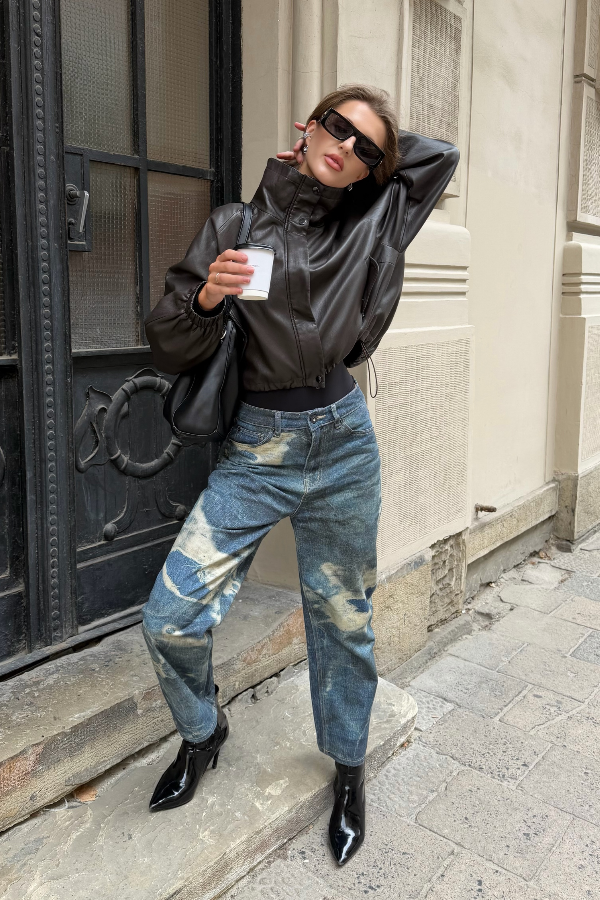 Elouise Print Jeans