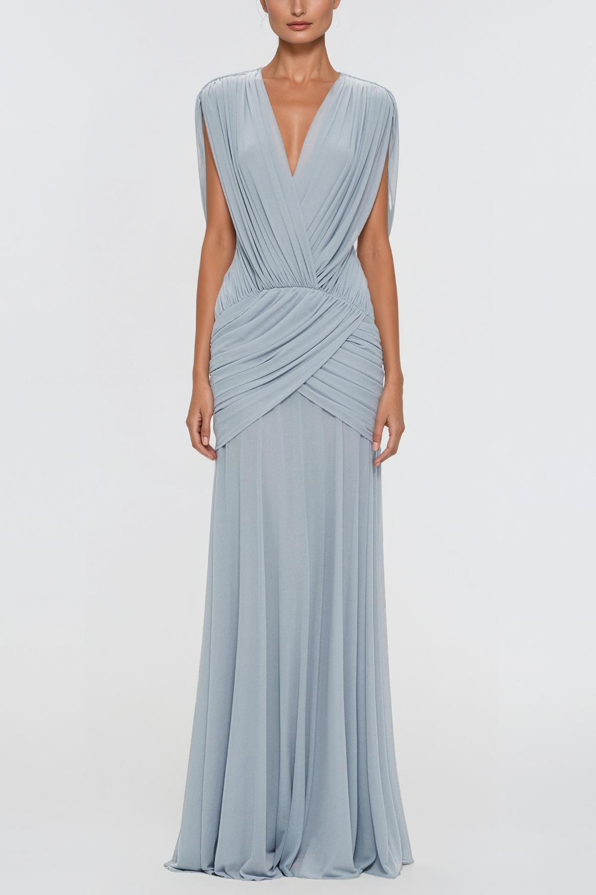 Jay Ruch Mesh Maxi Dress