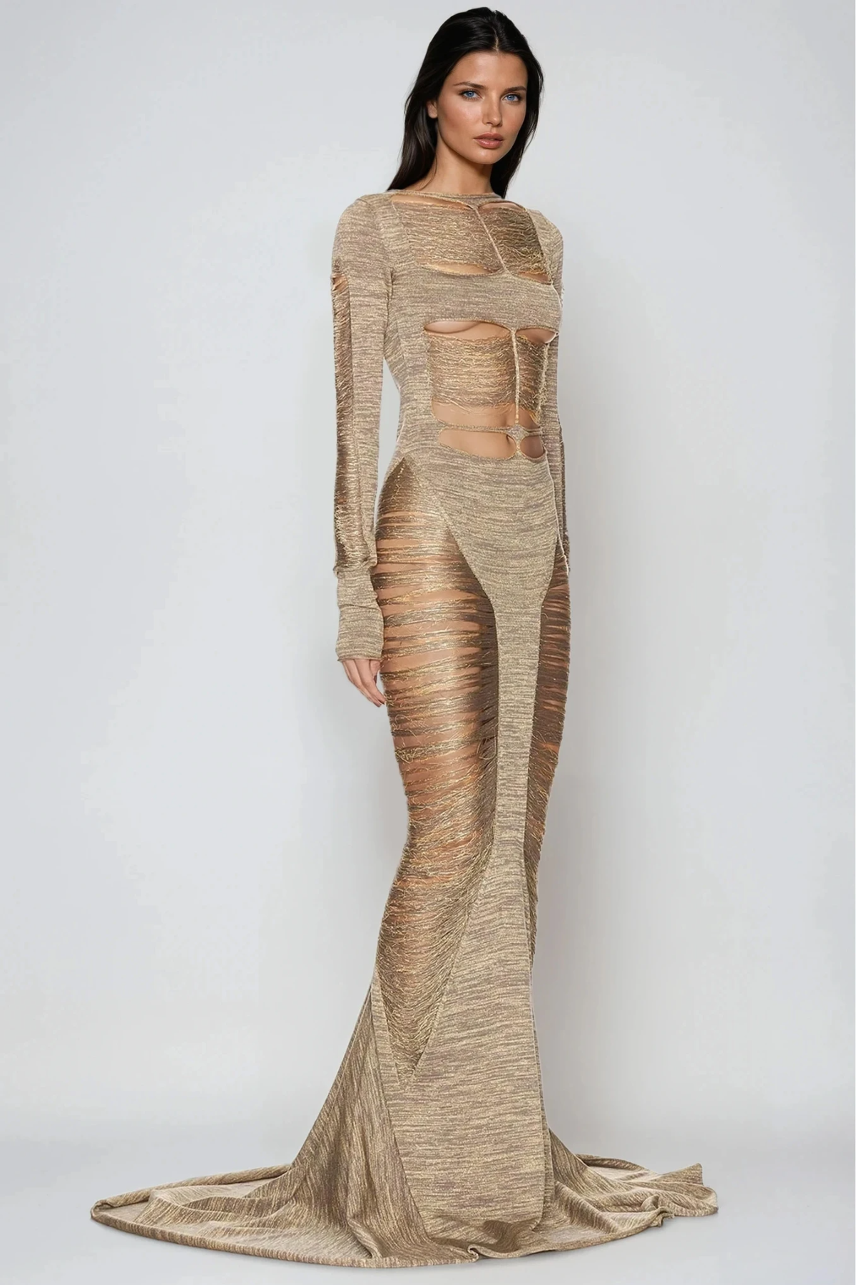 Doubravka Backless Cutout Maxi Dress