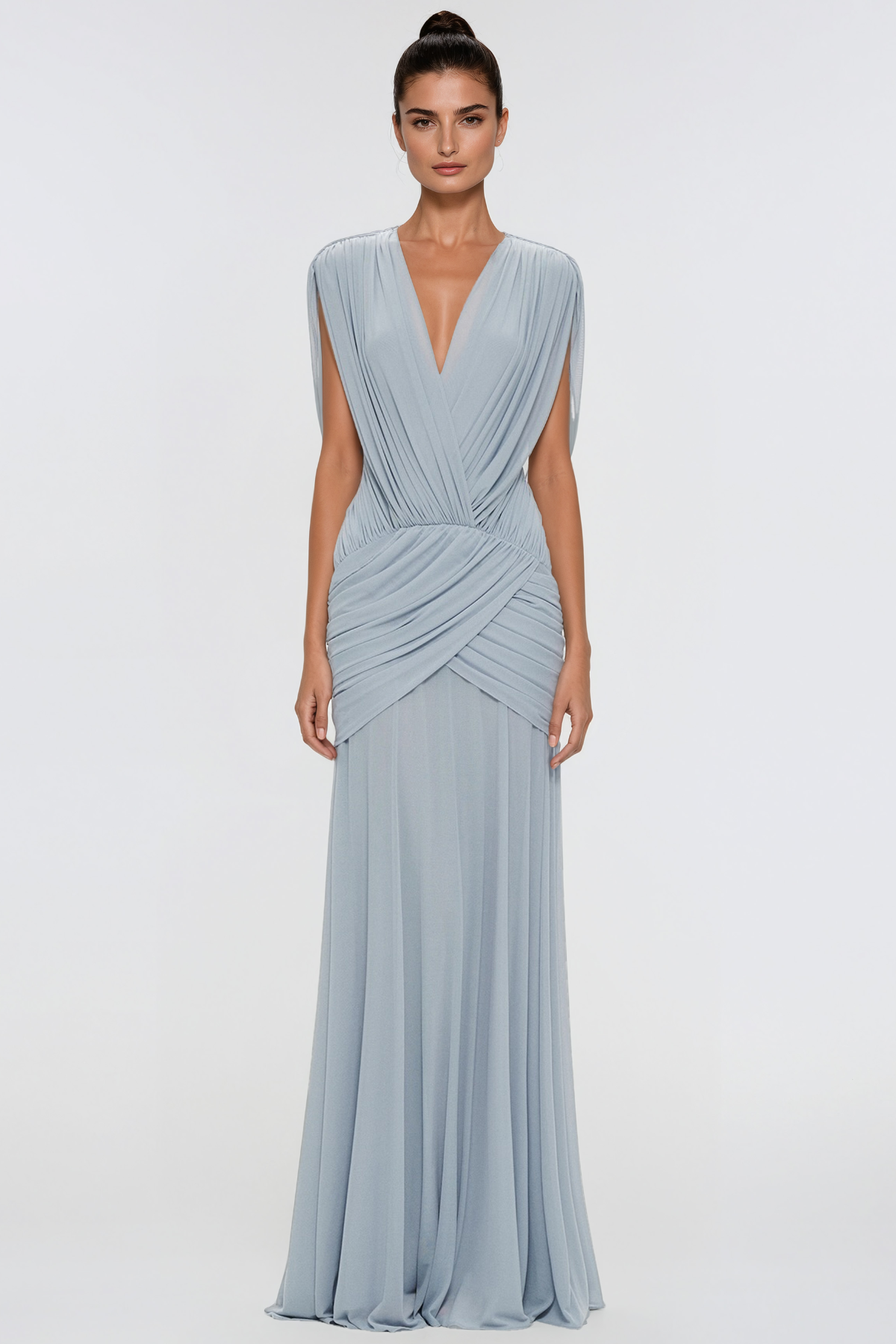 Jay Ruch Mesh Maxi Dress