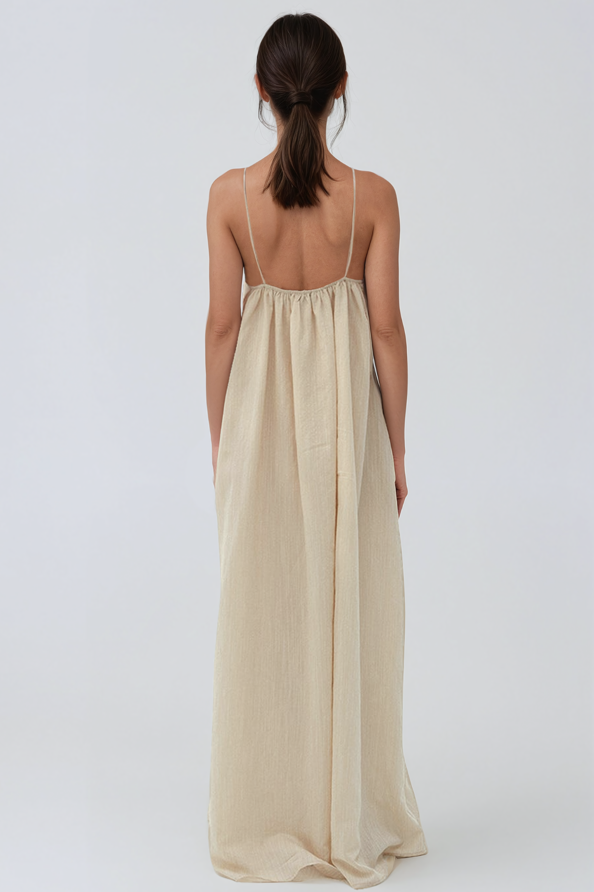 Jaxton Spaghetti Flower Maxi Dress