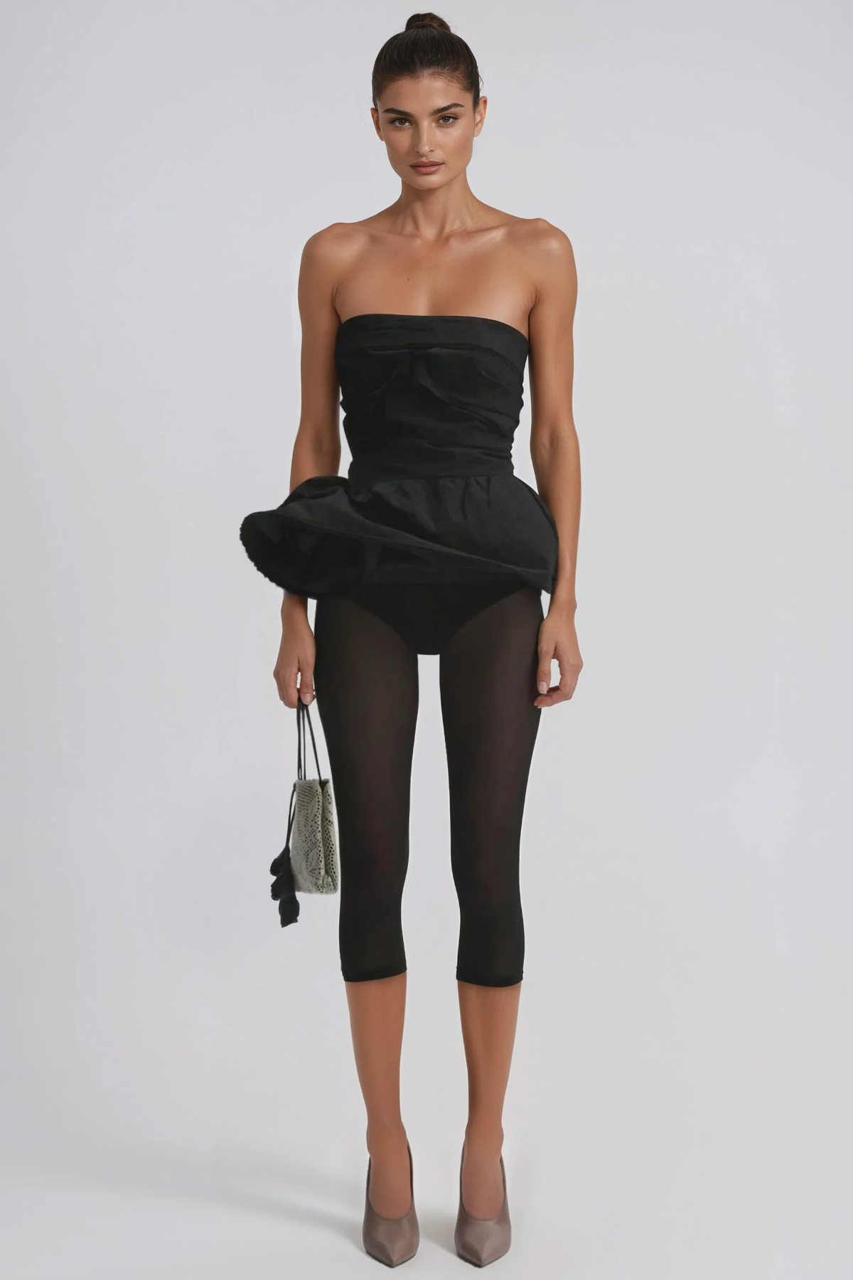 Haralamb Mesh Capri Pants