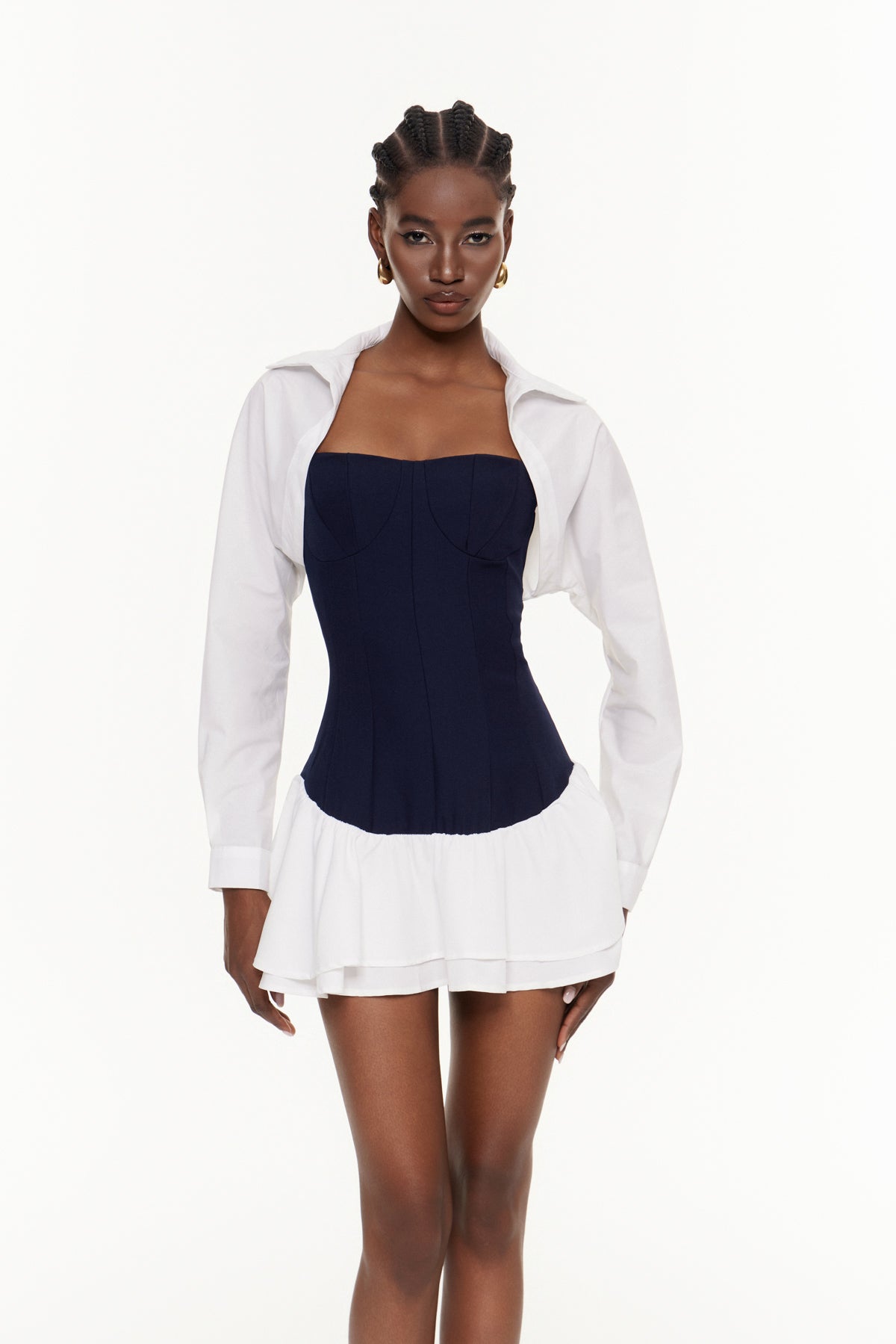 Abilene Two Piece Ruffle Mini Dress