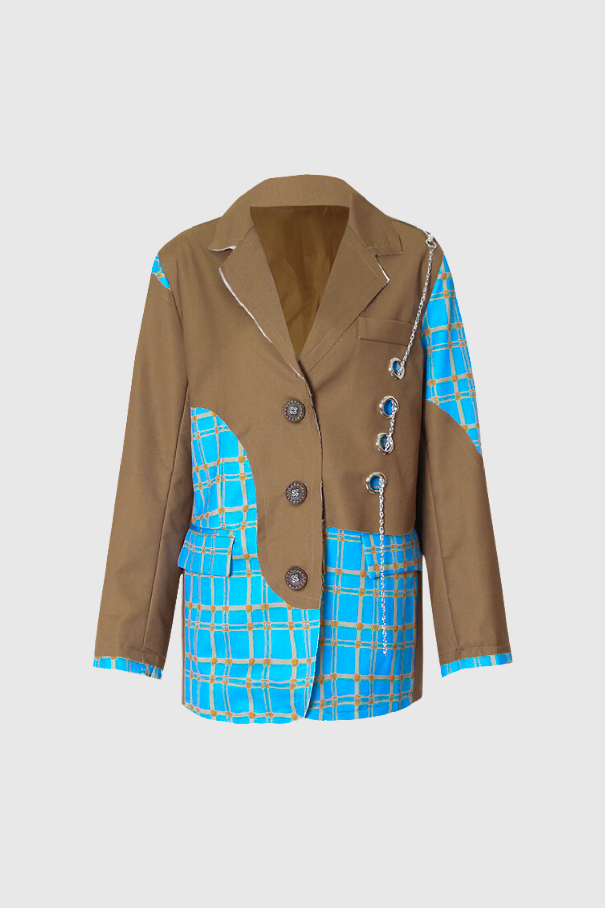 Abilyx Chain Deconstruct Grid Blazer
