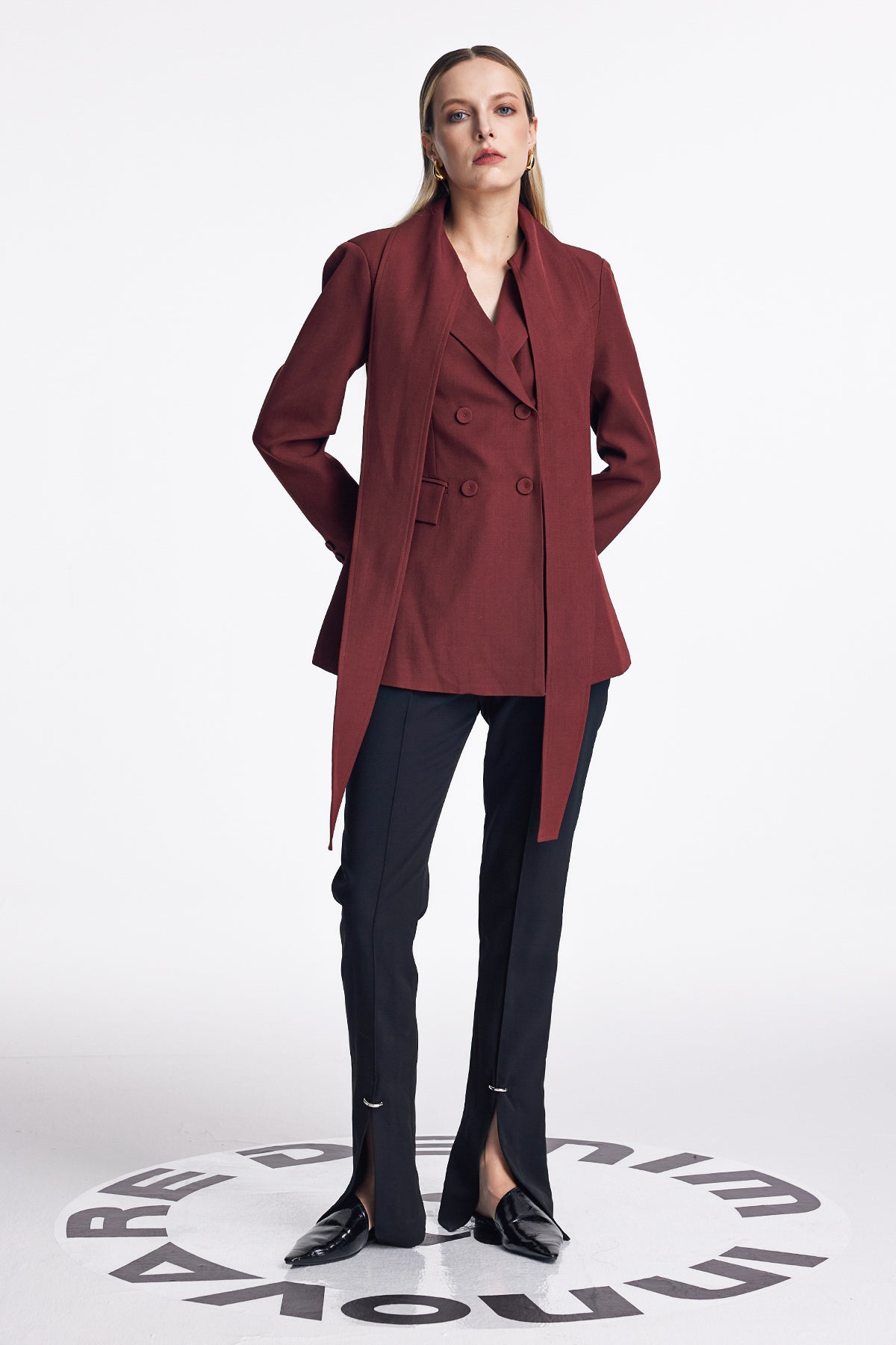 Acsah Shawl Fringe Blazer