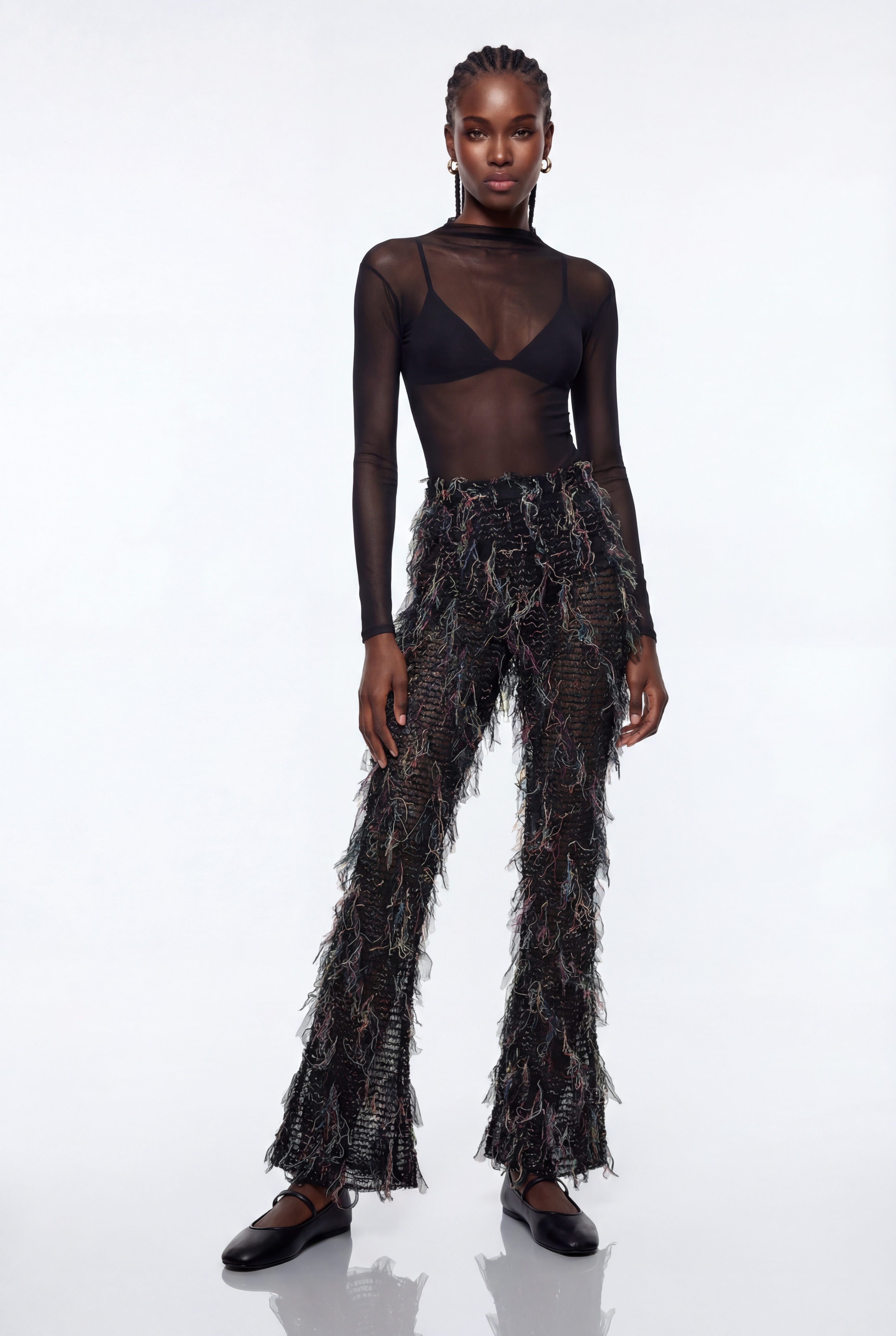 Adhara Fringe Skinny Pants