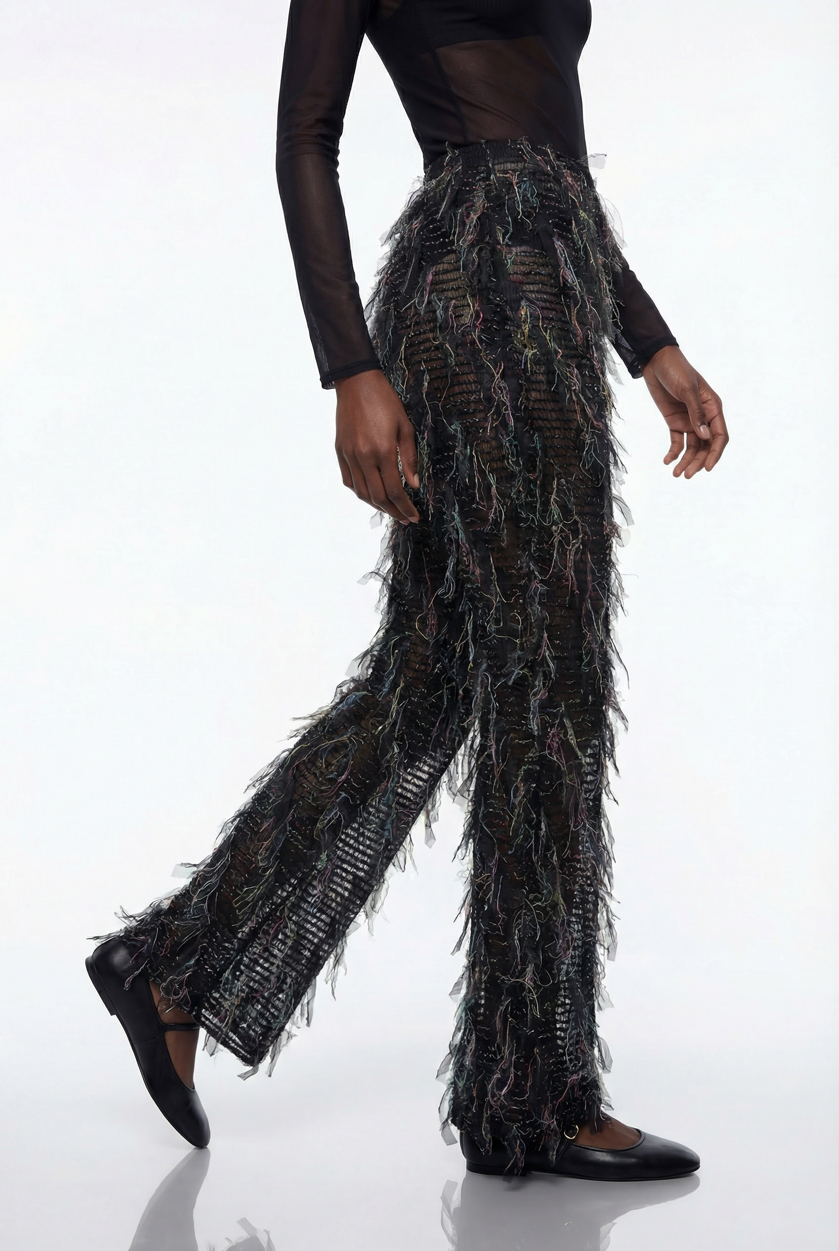 Adhara Fringe Skinny Pants