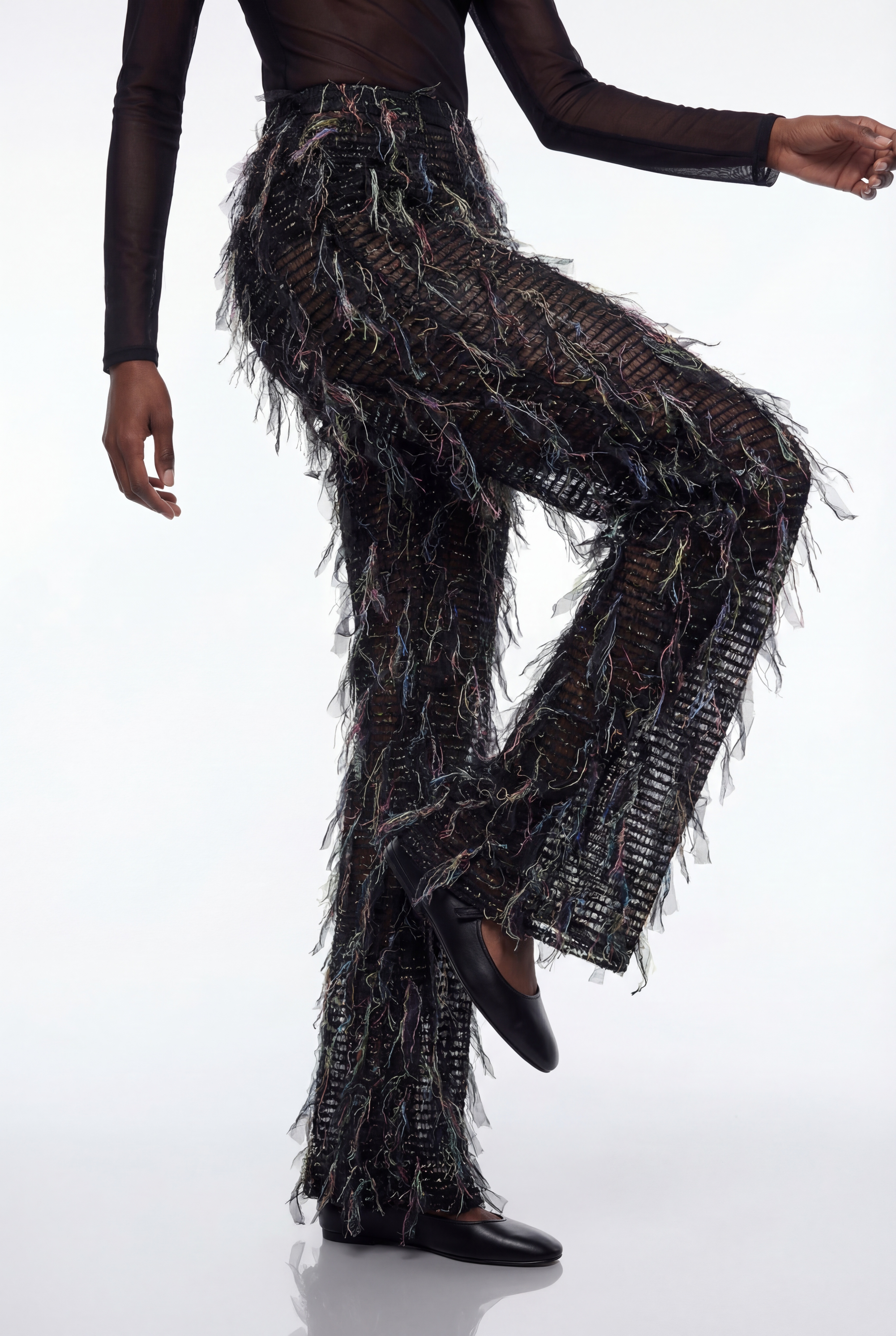 Adhara Fringe Skinny Pants