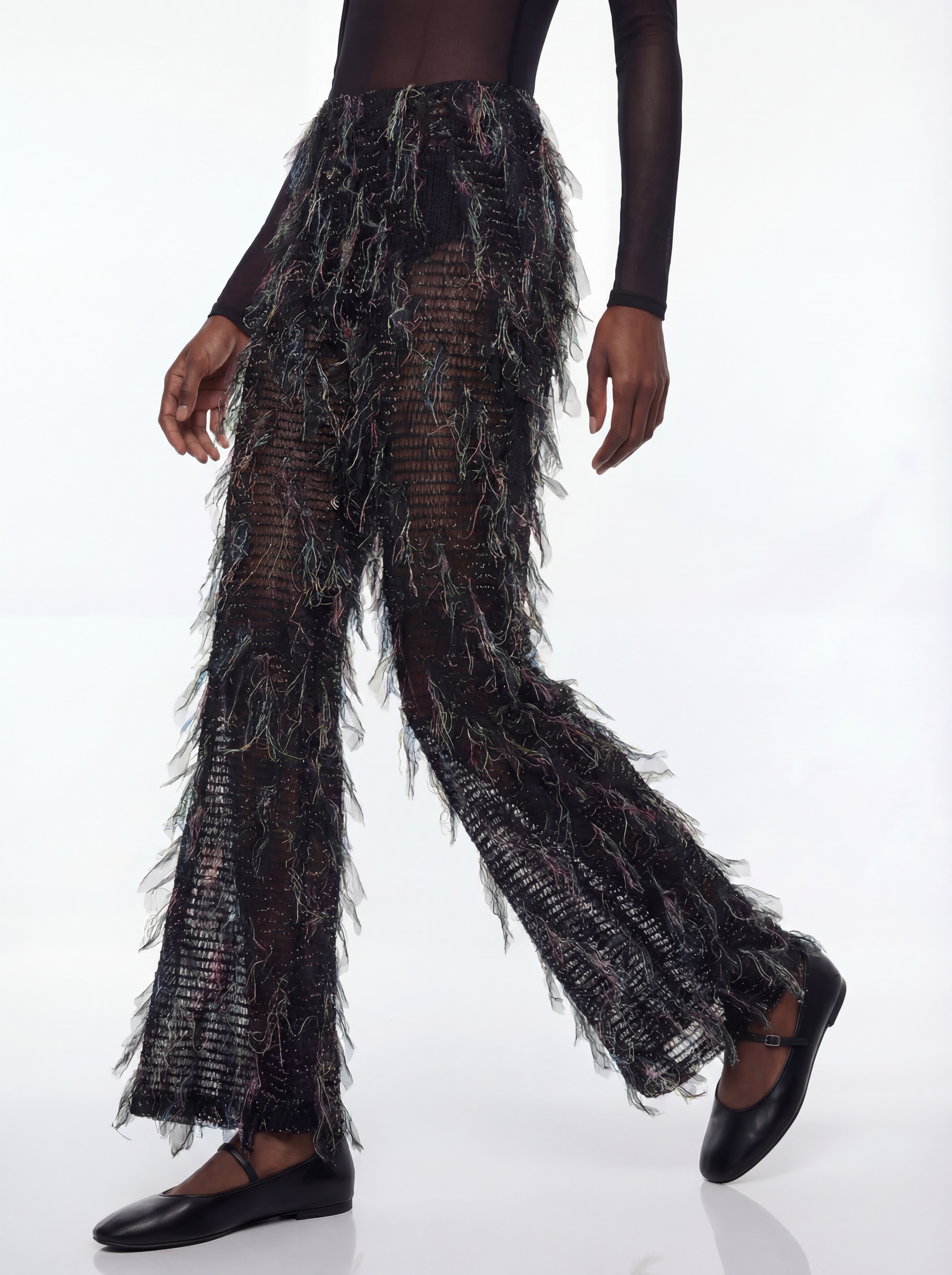 Adhara Fringe Skinny Pants