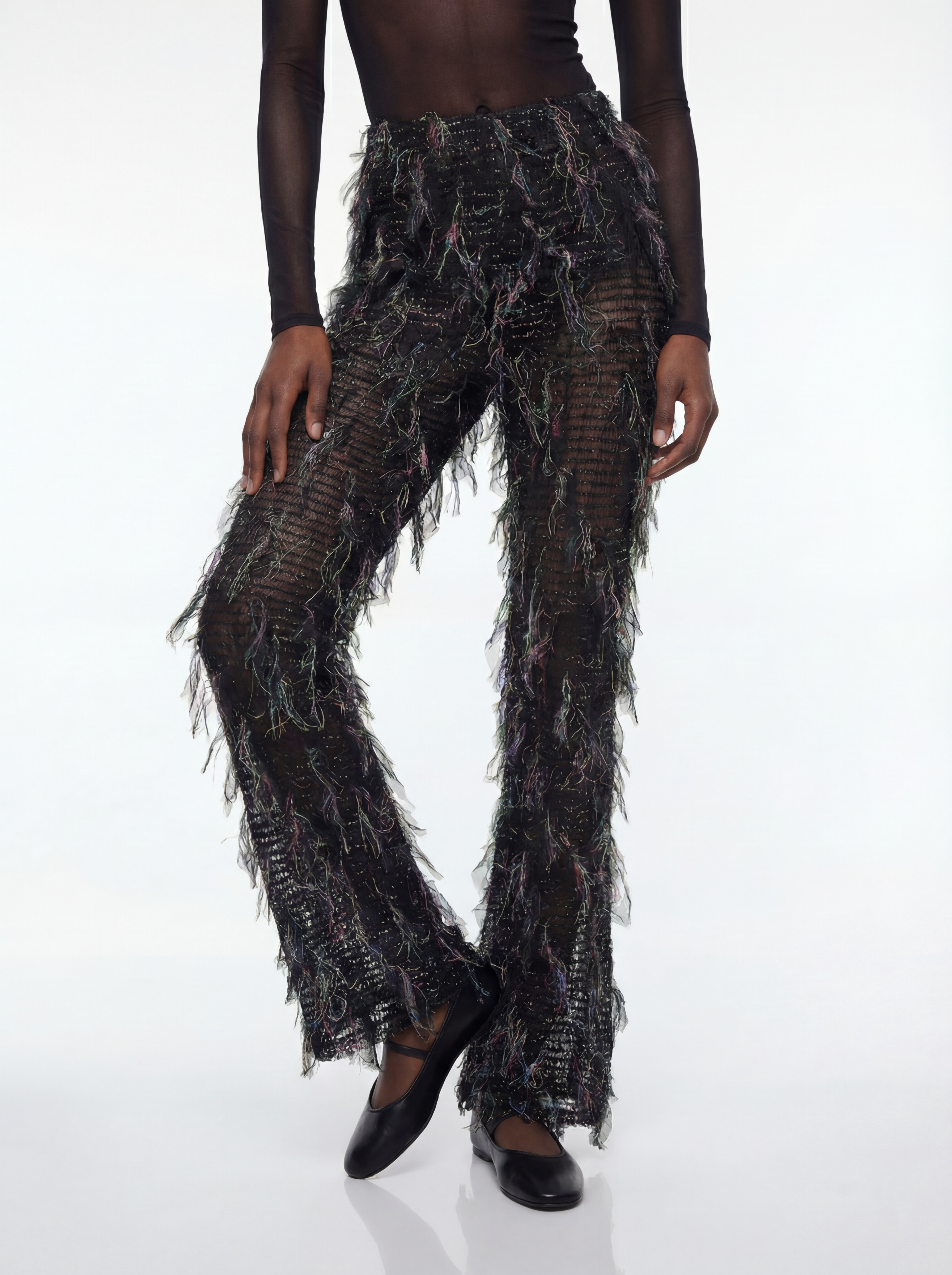 Adhara Fringe Skinny Pants
