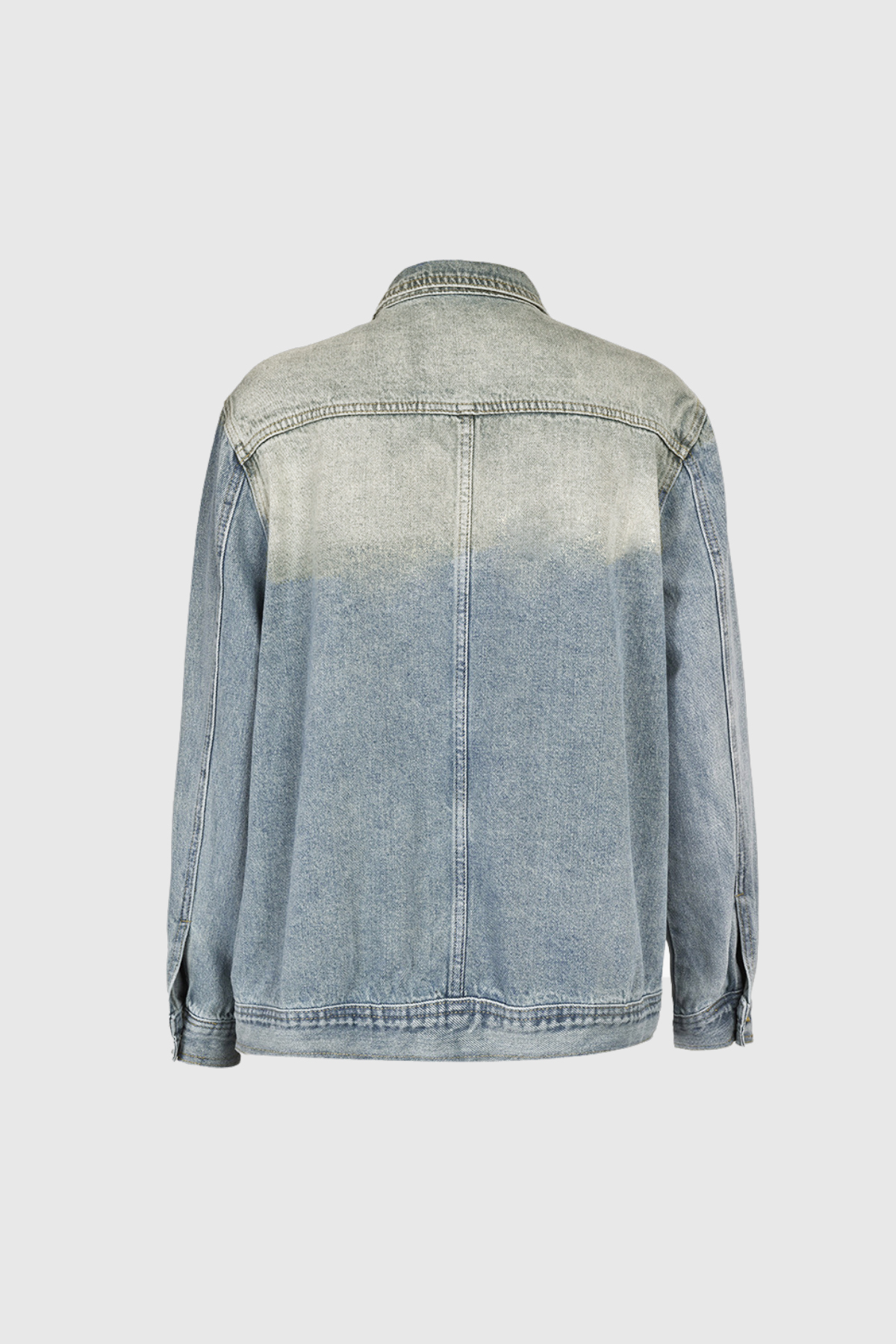 Aegle Deconstruct Asymmetric Denim Jacket