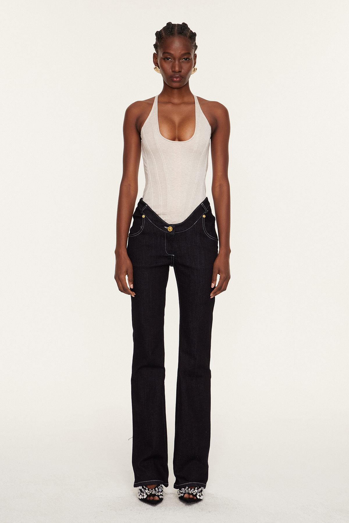 Akihiko Corset Sleeveless Jumpsuit