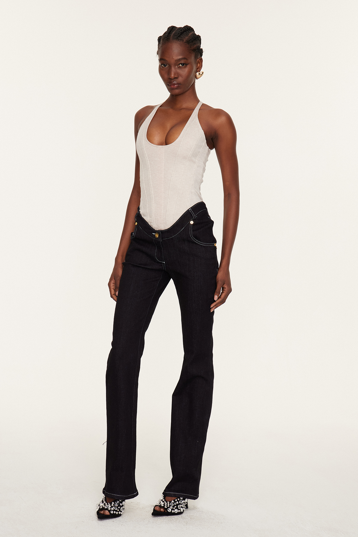 Akihiko Corset Sleeveless Jumpsuit