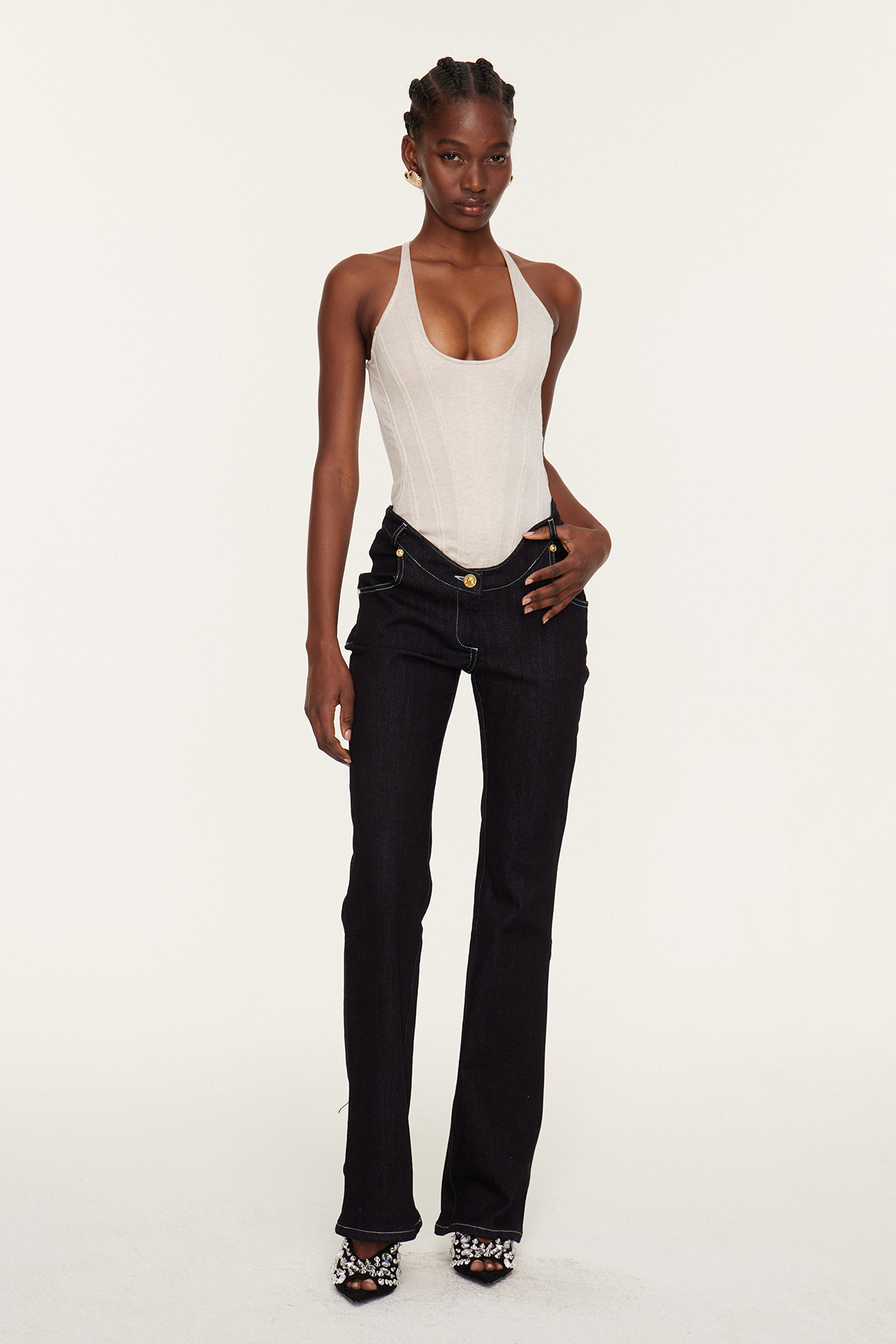 Akihiko Corset Sleeveless Jumpsuit