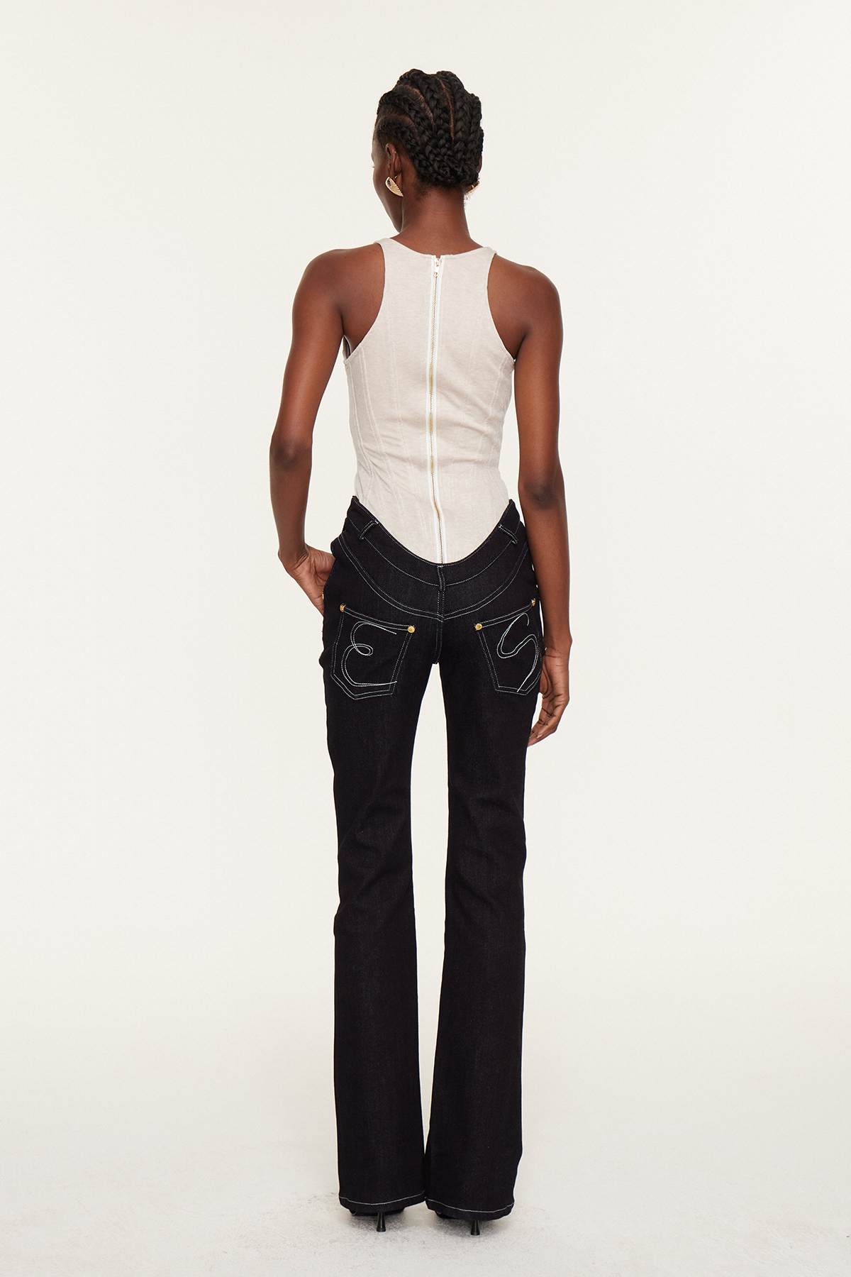 Akihiko Corset Sleeveless Jumpsuit